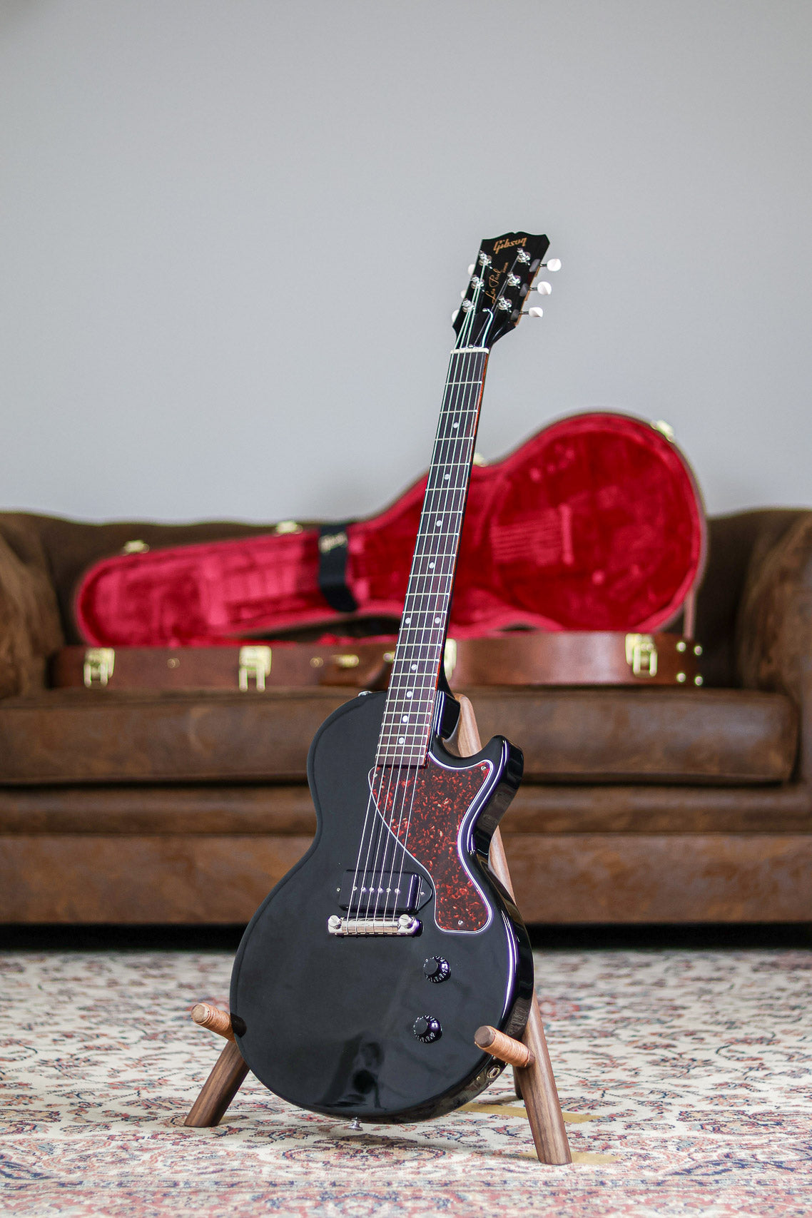 2022年製 Gibson Les Paul Junior Ebony Gibson Les Paul Junior 2022 | Ebony – GitaarBarbaar B.V.