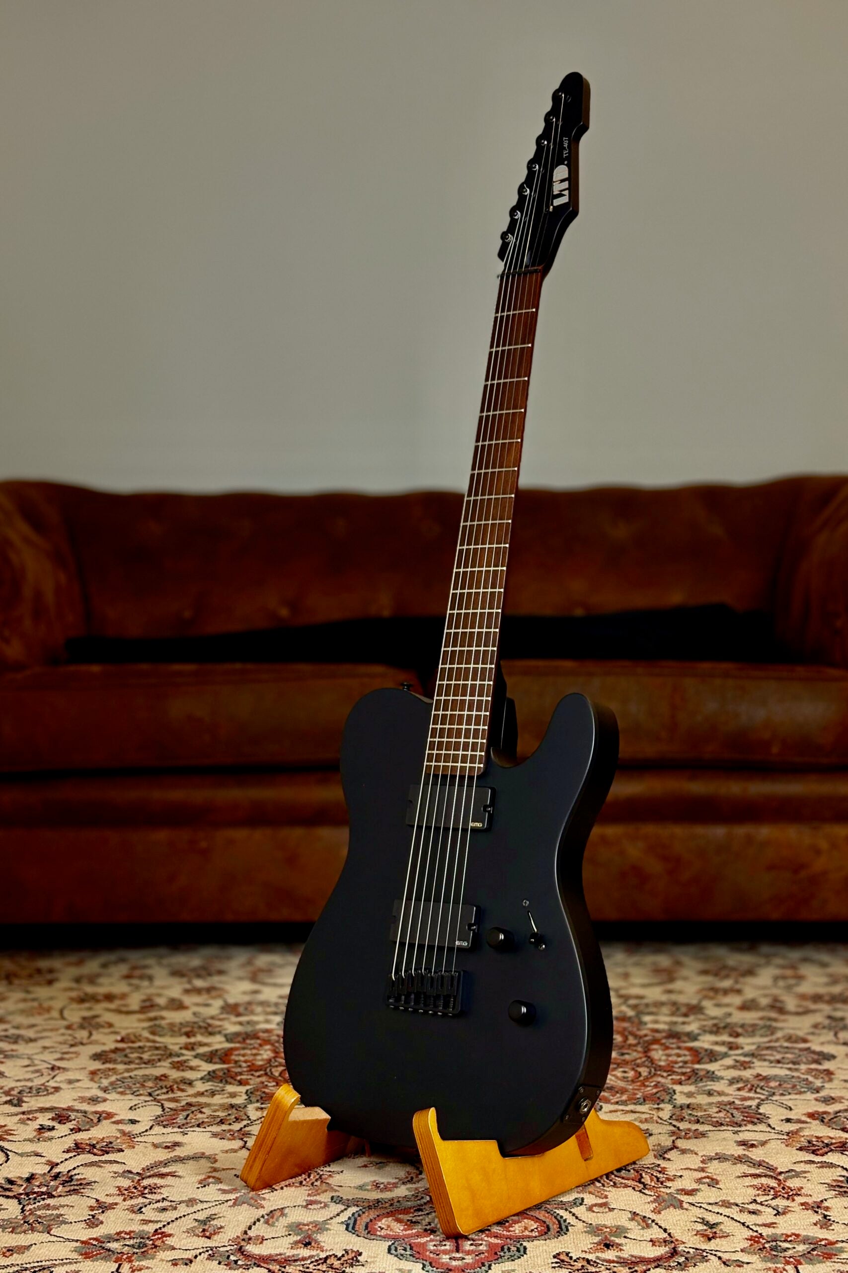 ESP LTD TE-407 | Black Satin – GitaarBarbaar B.V.