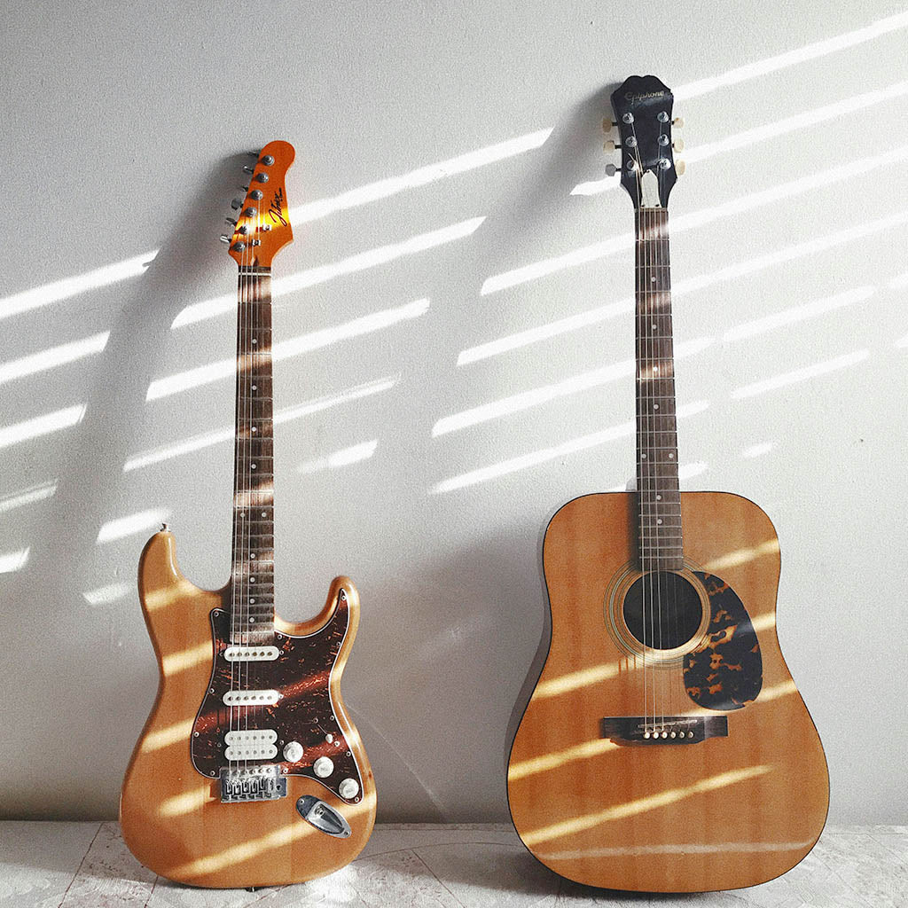 Akoestische vs. elektrische Gitaar: welke is het beste voor beginners?