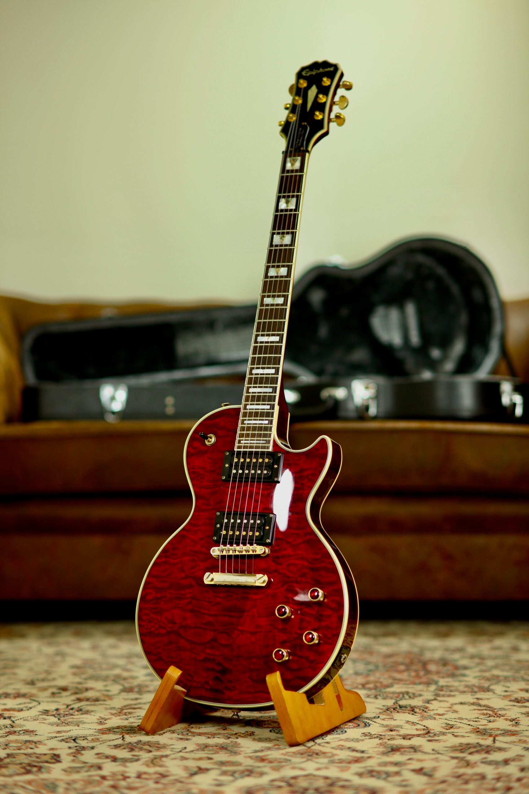 Epiphone Les Paul Custom Prophecy Plus | Wine Red