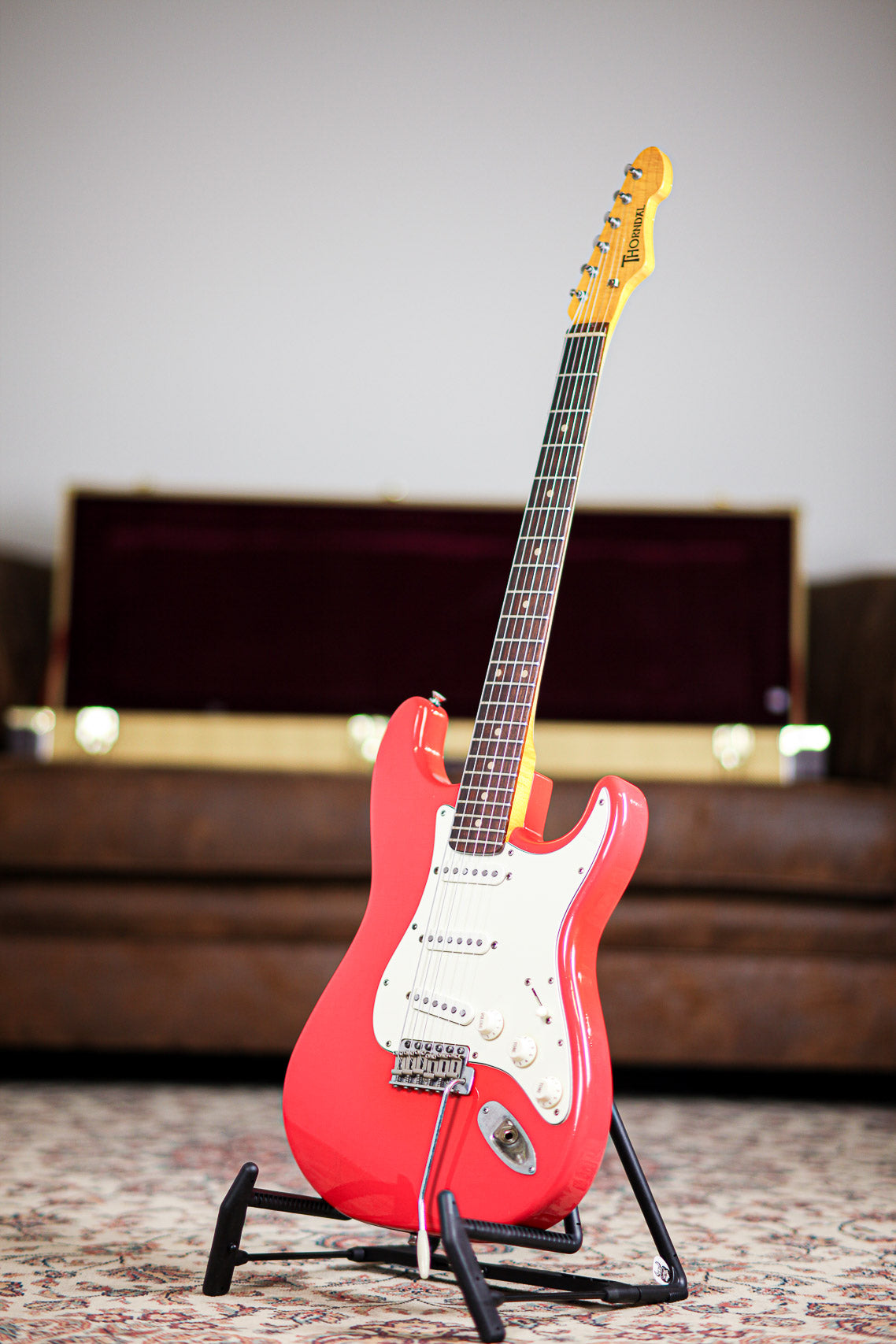 Thorndal Styx Masterbuilt Stratocaster | Aged Fiesta Red