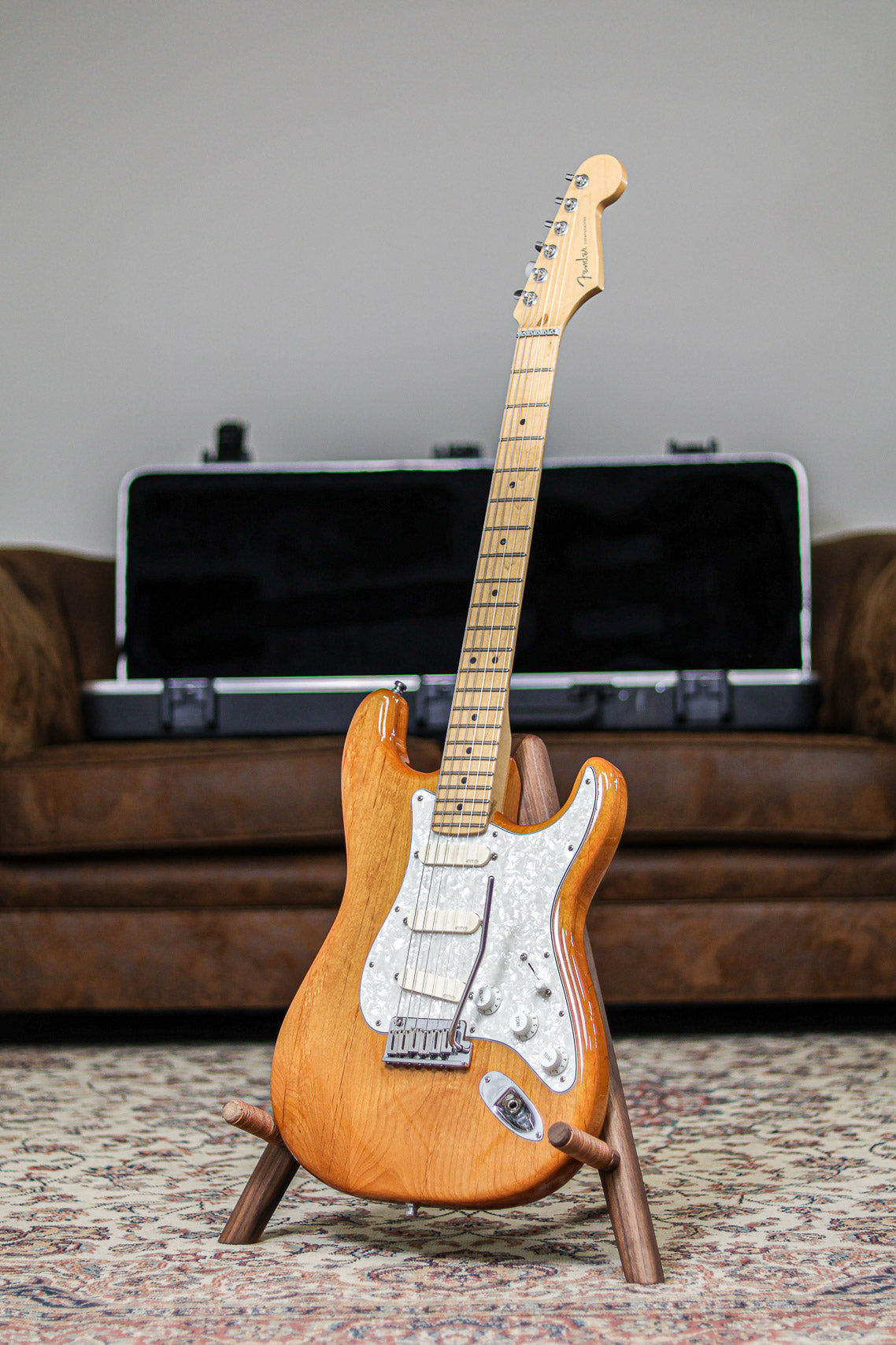 Fender American Deluxe Strat Gilmour 2012 | Natural Ash