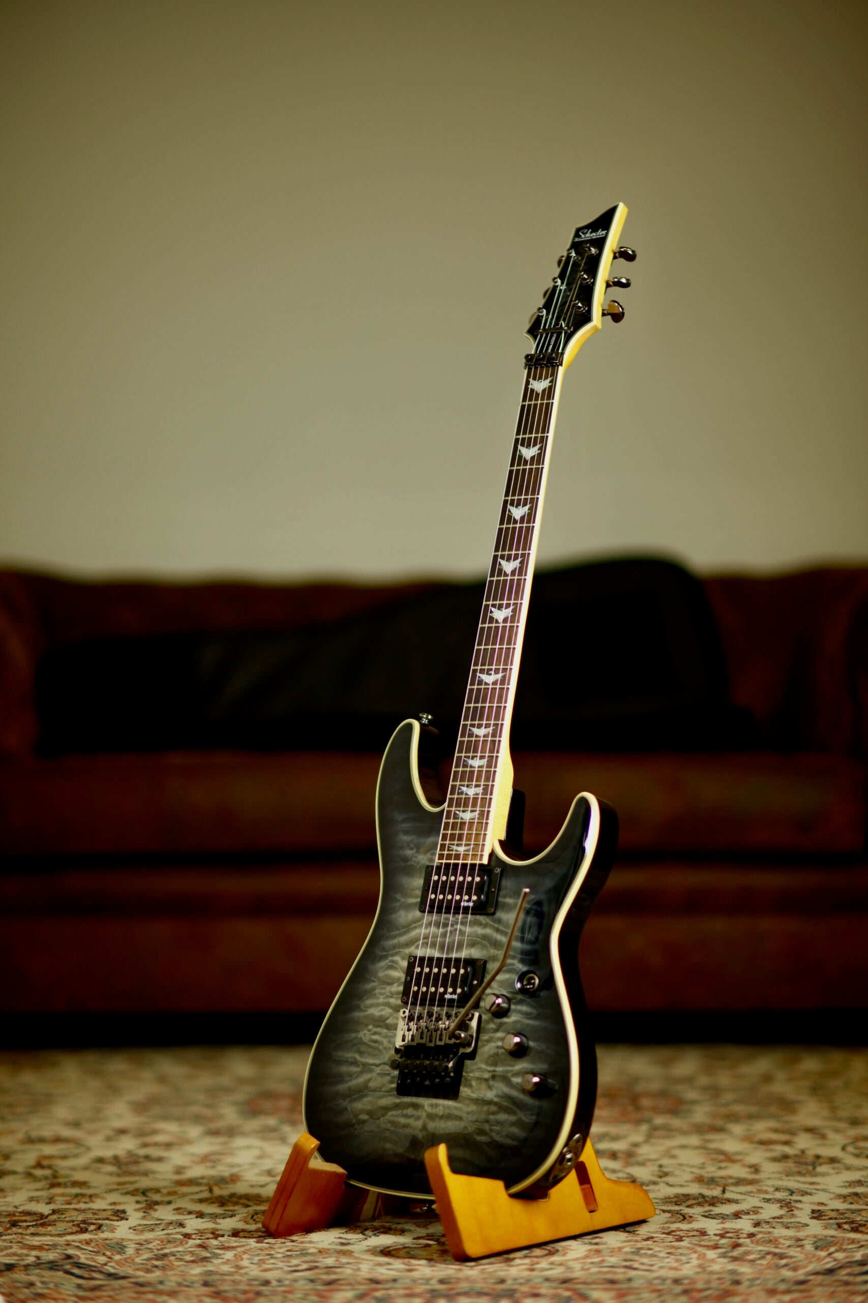 Schecter Omen Extreme 6 Floyd Rose | See Thru Black