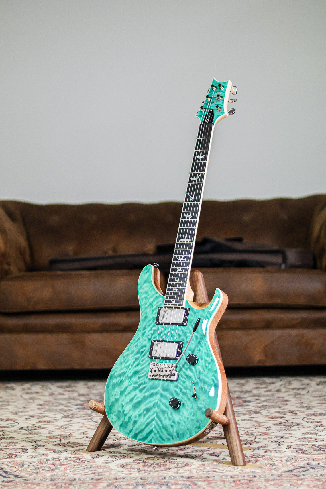 PRS SE Custom 24 Quilt | Turqoise