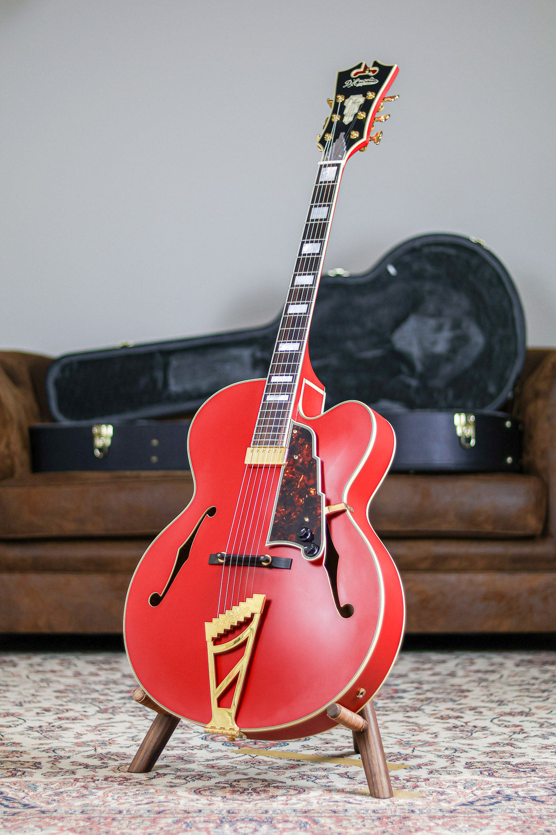 D'Angelico Deluxe EXL-1 Korea | Matte Red