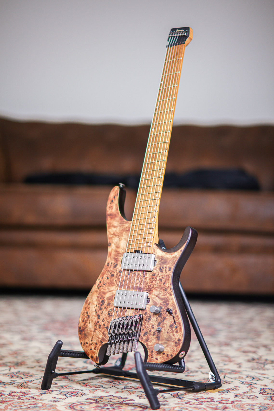 Ibanez QX527PB Headless | Antique Brown Stained