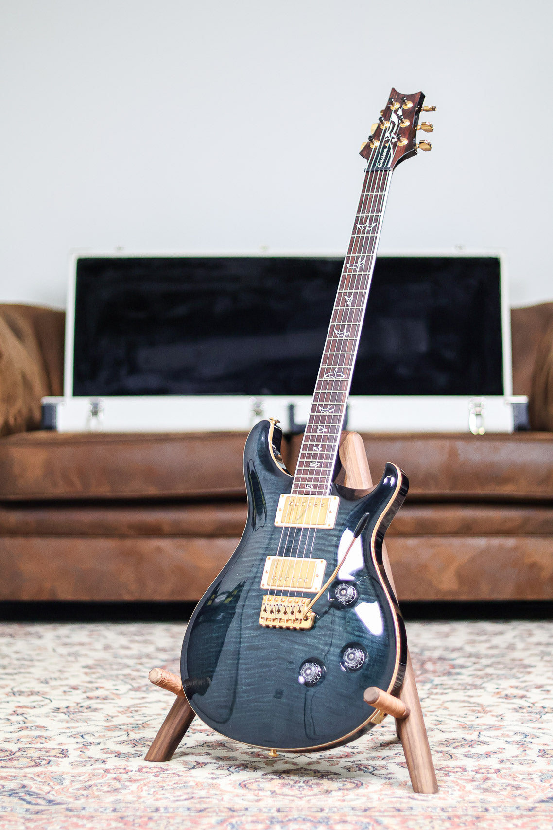 PRS Custom 24 25th Anniversary 2000's | Grey Black Blue Burst