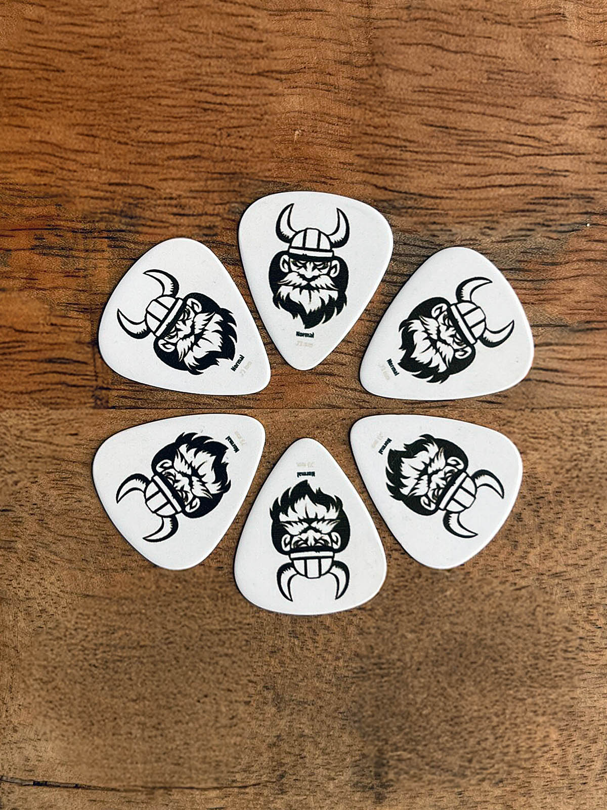 GitaarBarbaar Viking Grip Plectrums 6-Pack Normal & Heavy