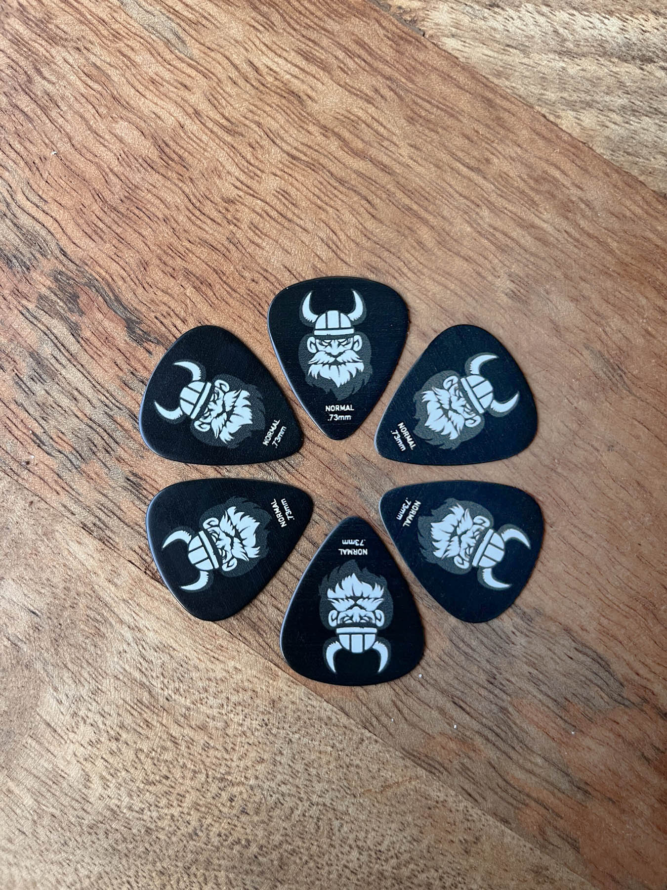 GitaarBarbaar Viking Grip Picks 6-Pack Normal & Heavy