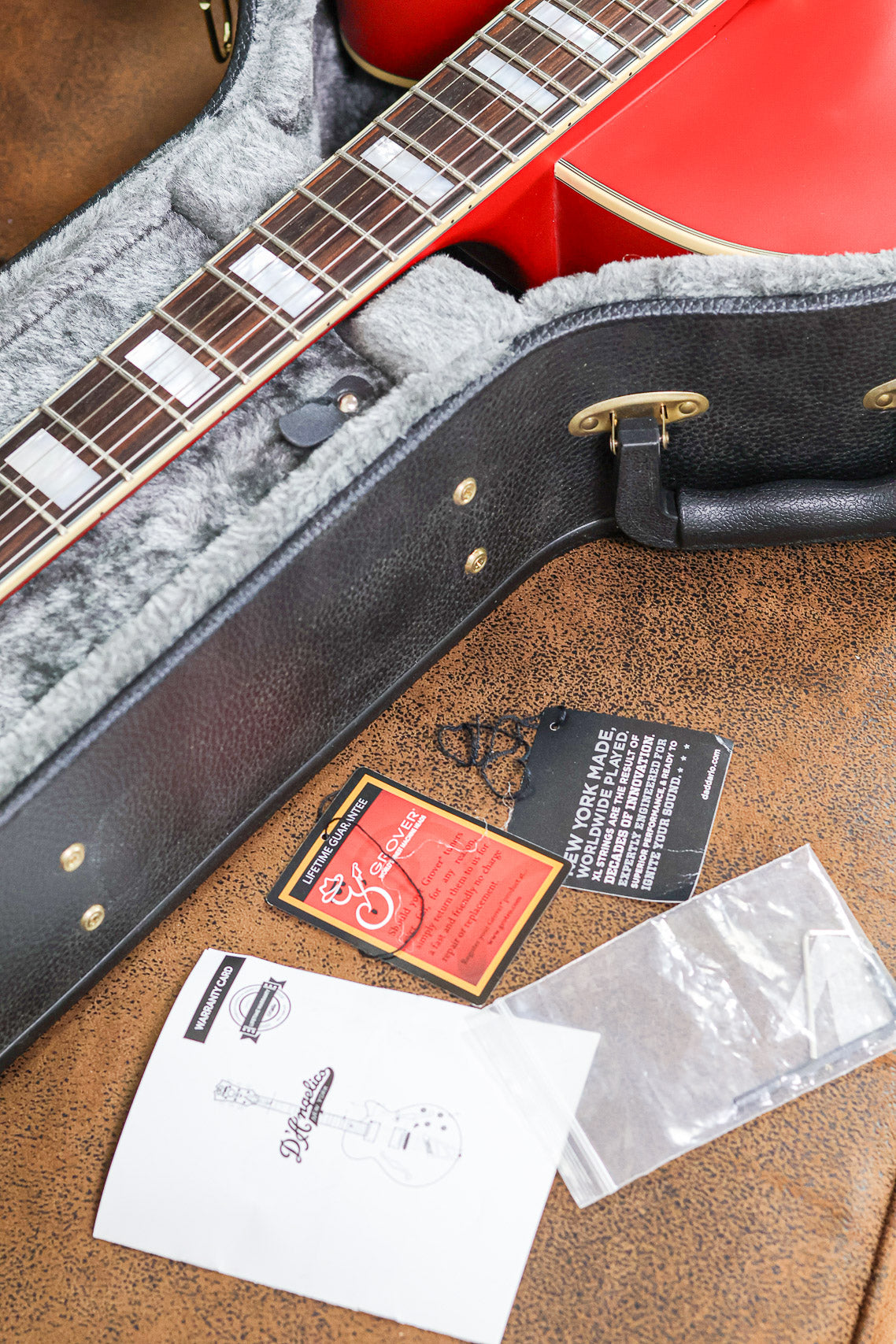 D'Angelico Deluxe EXL-1 Korea | Matte Red