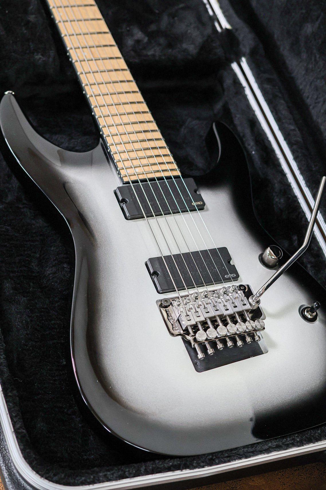 ESP LTD BUZ-7 McGrath | Snow White Sunburst