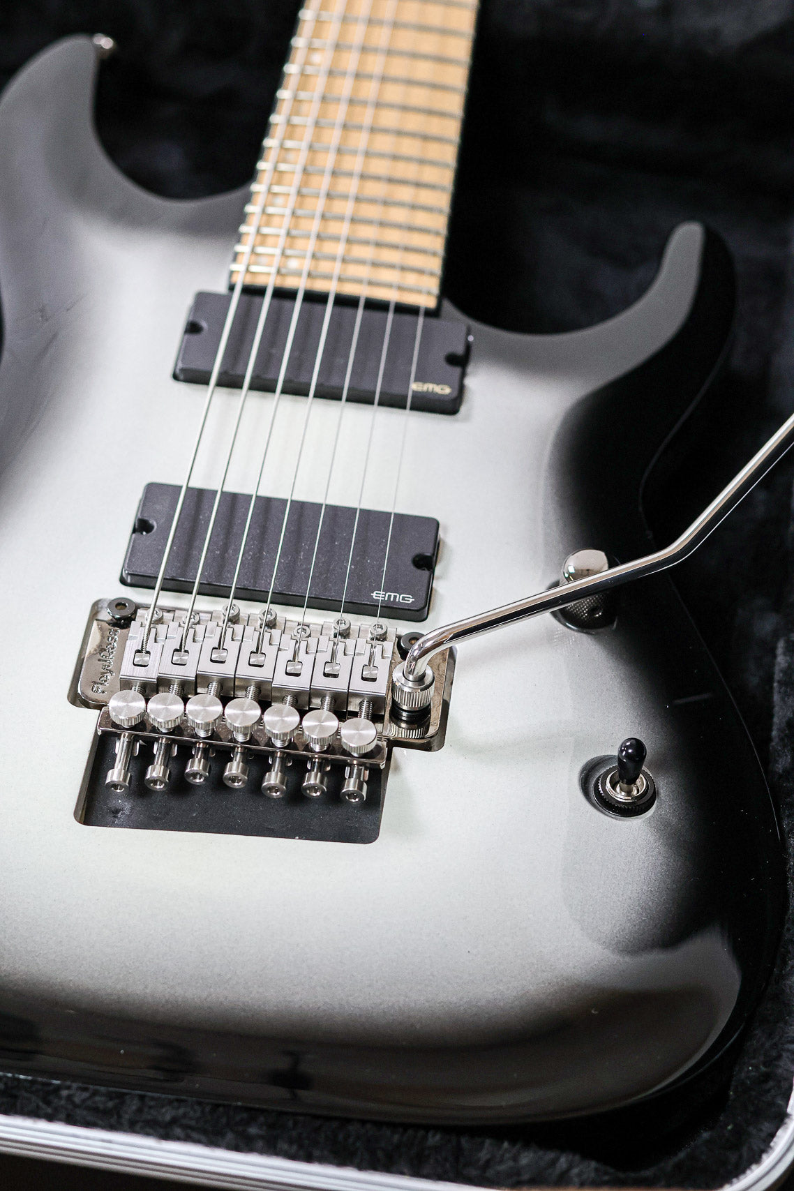 ESP LTD BUZ-7 McGrath | Snow White Sunburst