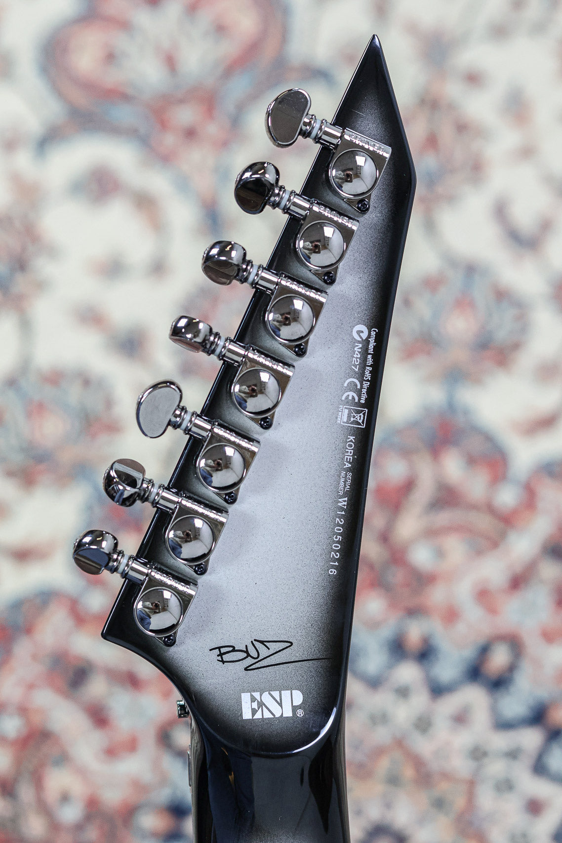 ESP LTD BUZ-7 McGrath | Snow White Sunburst