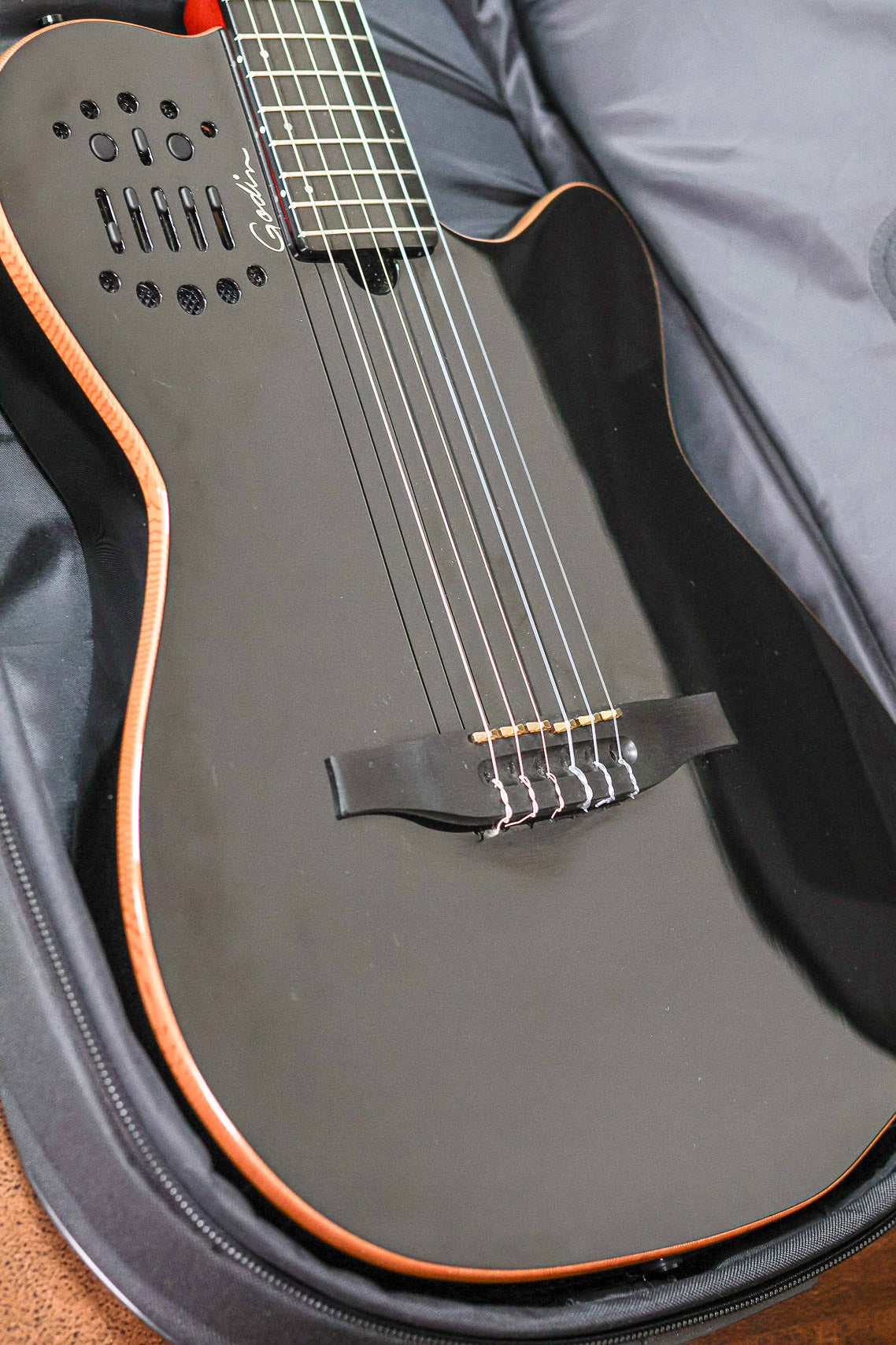 Godin Multiac ACS-SA Nylon | Black Pearl