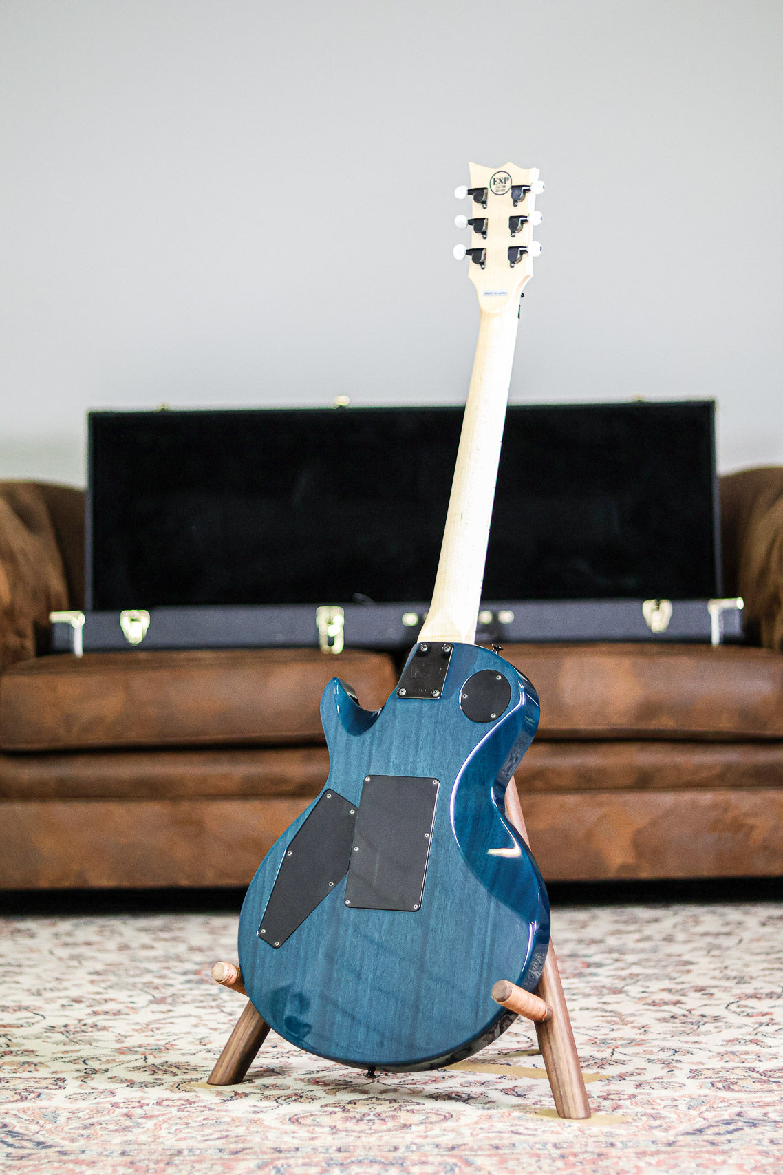 ESP Custom Shop Eclipse Japan 1999 | See Thru Blue