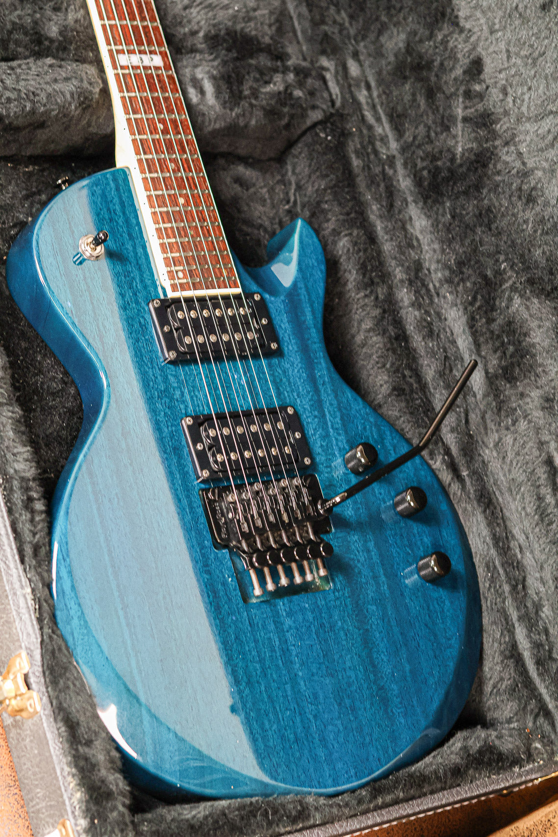 ESP Custom Shop Eclipse Japan 1999 | See Thru Blue