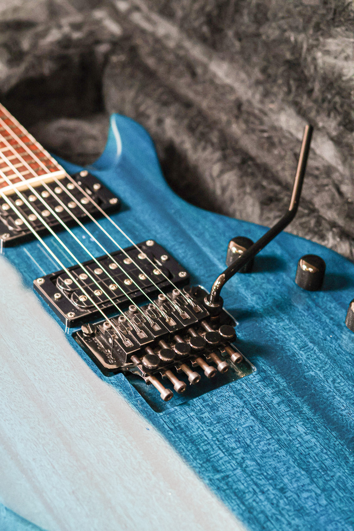 ESP Custom Shop Eclipse Japan 1999 | See Thru Blue