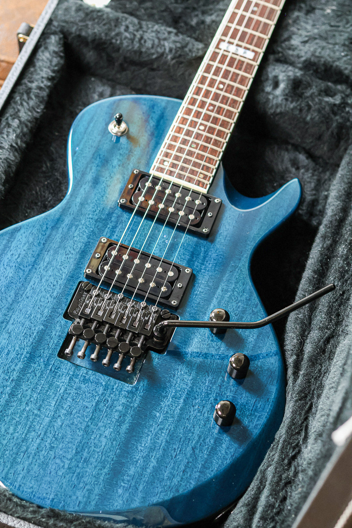 ESP Custom Shop Eclipse Japan 1999 | See Thru Blue