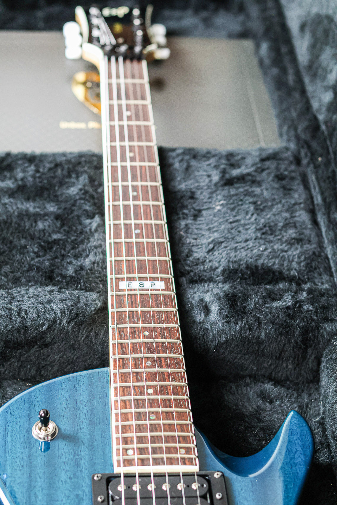 ESP Custom Shop Eclipse Japan 1999 | See Thru Blue