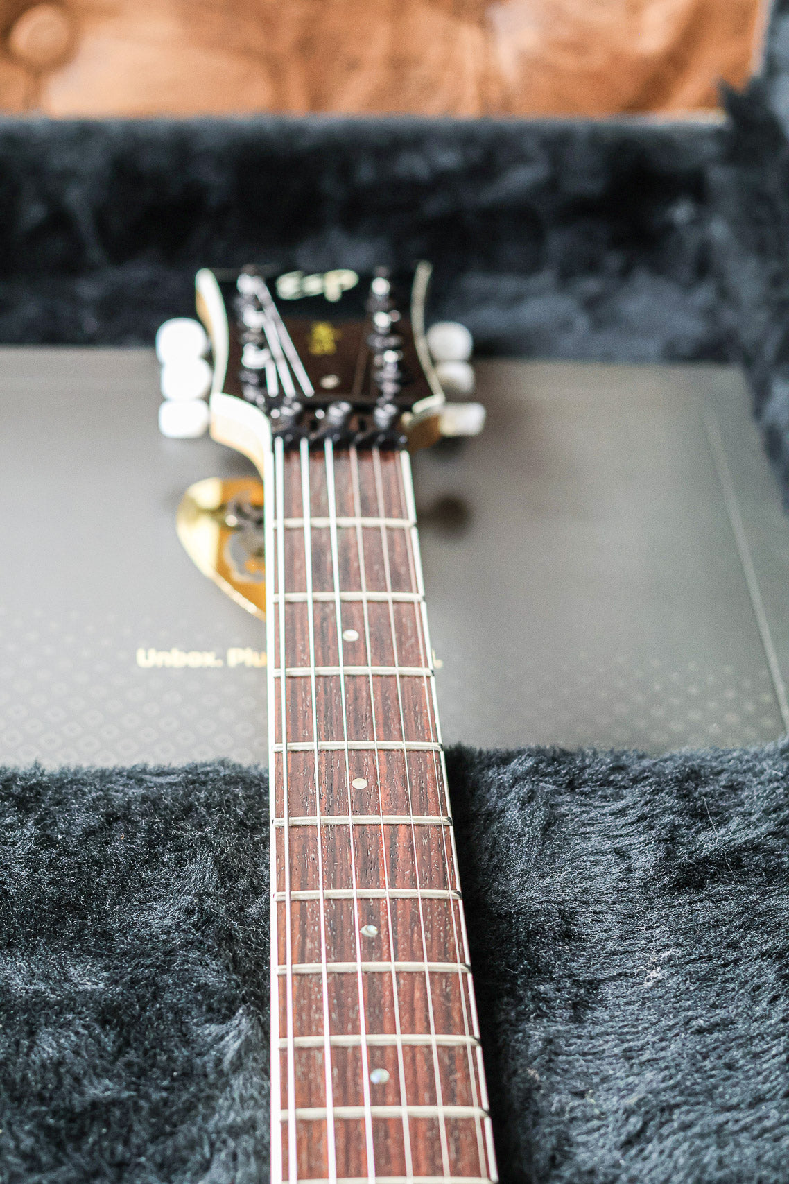 ESP Custom Shop Eclipse Japan 1999 | See Thru Blue