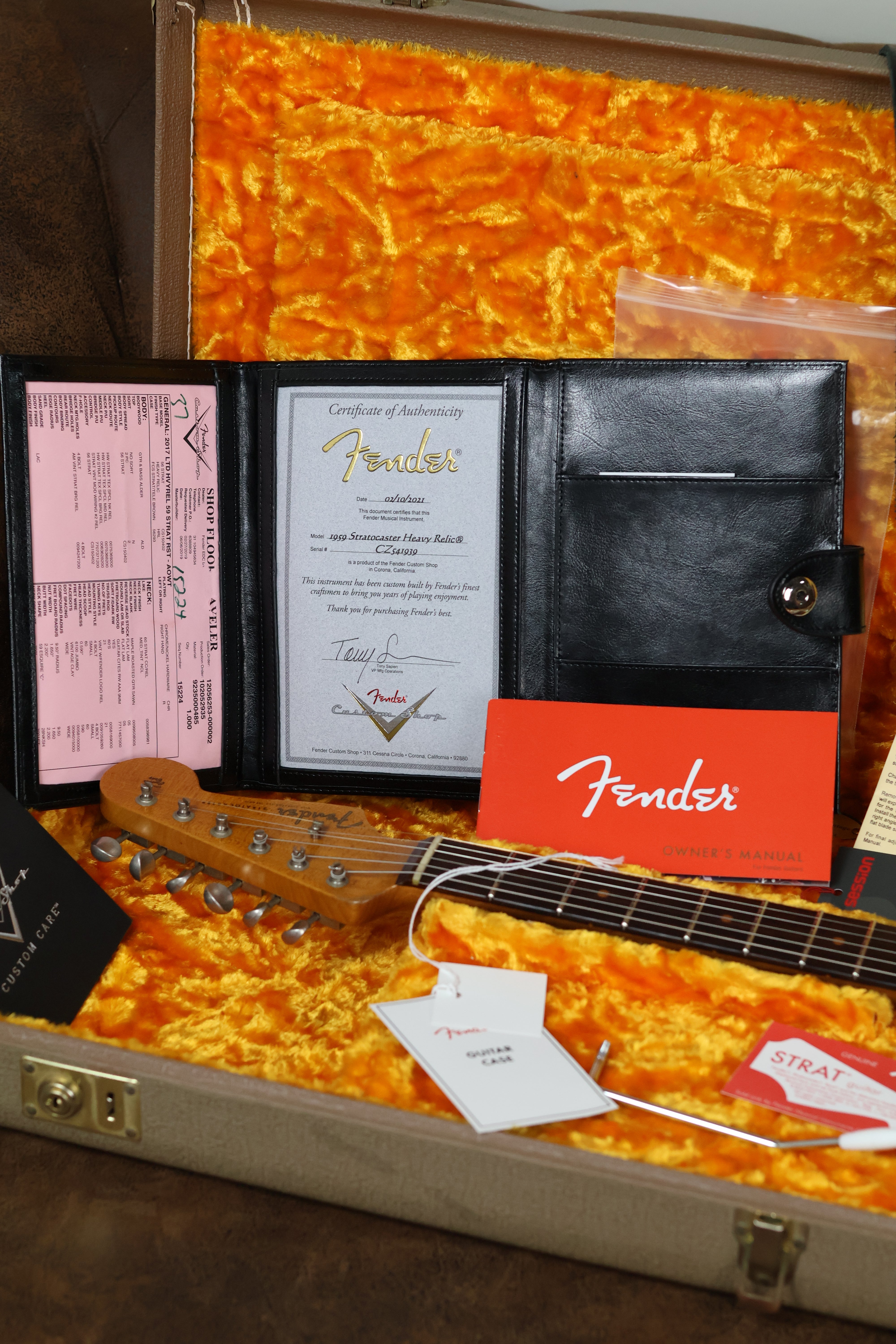 Fender Custom Shop '59 Stratocaster Heavy Relic | White