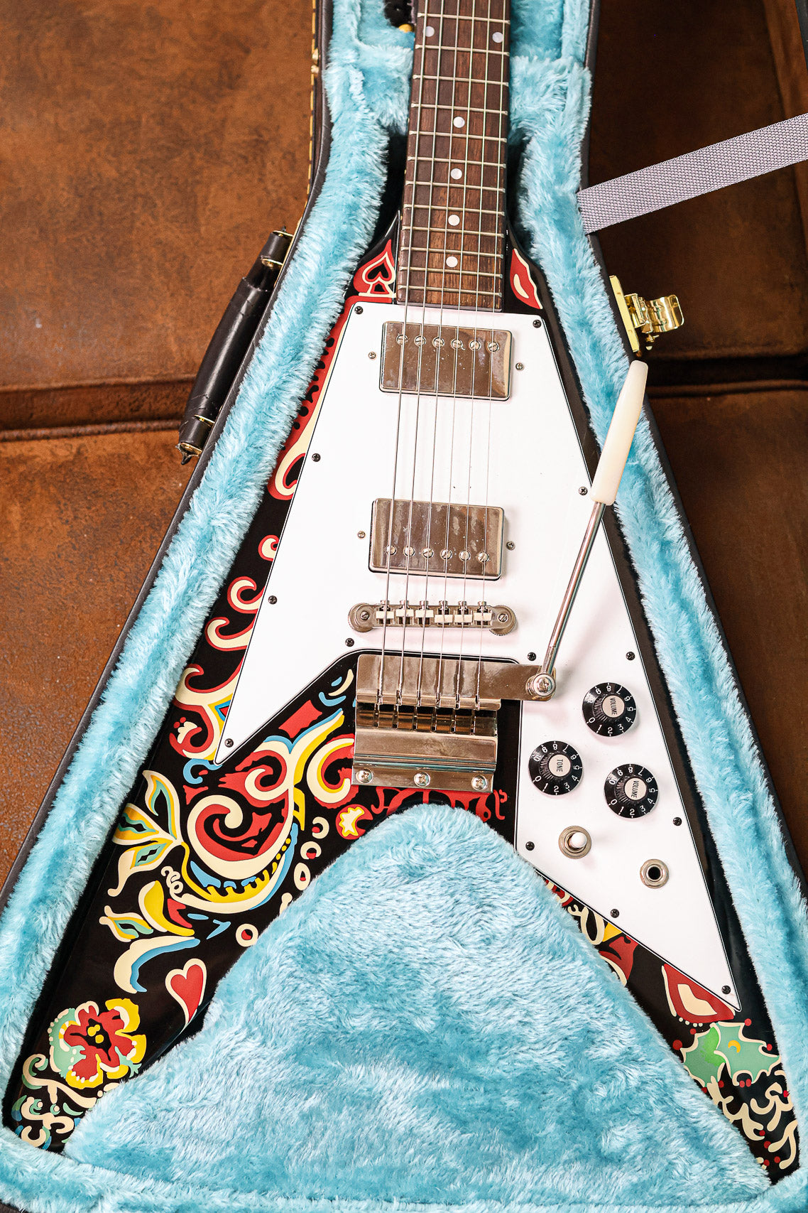 Epiphone Jimi Hendrix "Love Drops" Flying V | Ebony