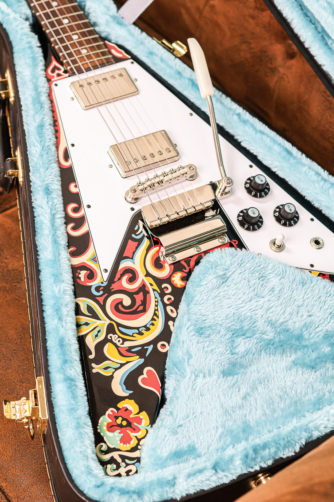 Epiphone Jimi Hendrix "Love Drops" Flying V | Ebony