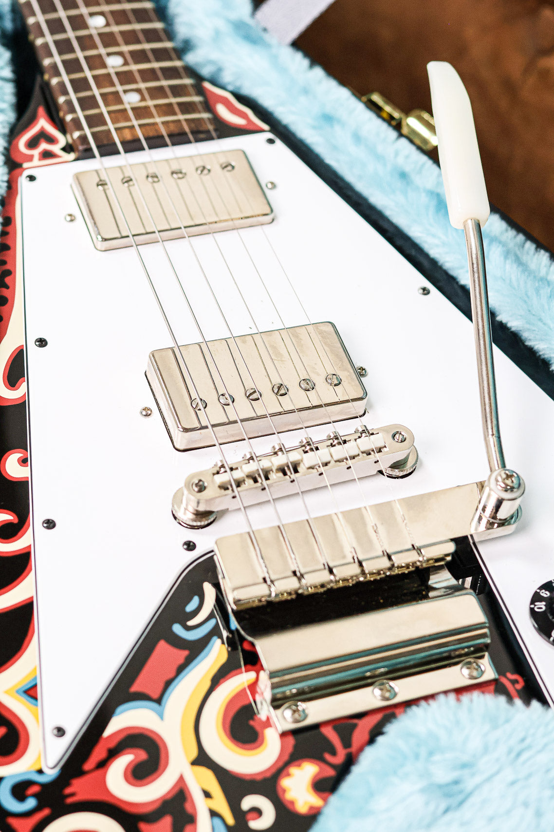 Epiphone Jimi Hendrix "Love Drops" Flying V | Ebony
