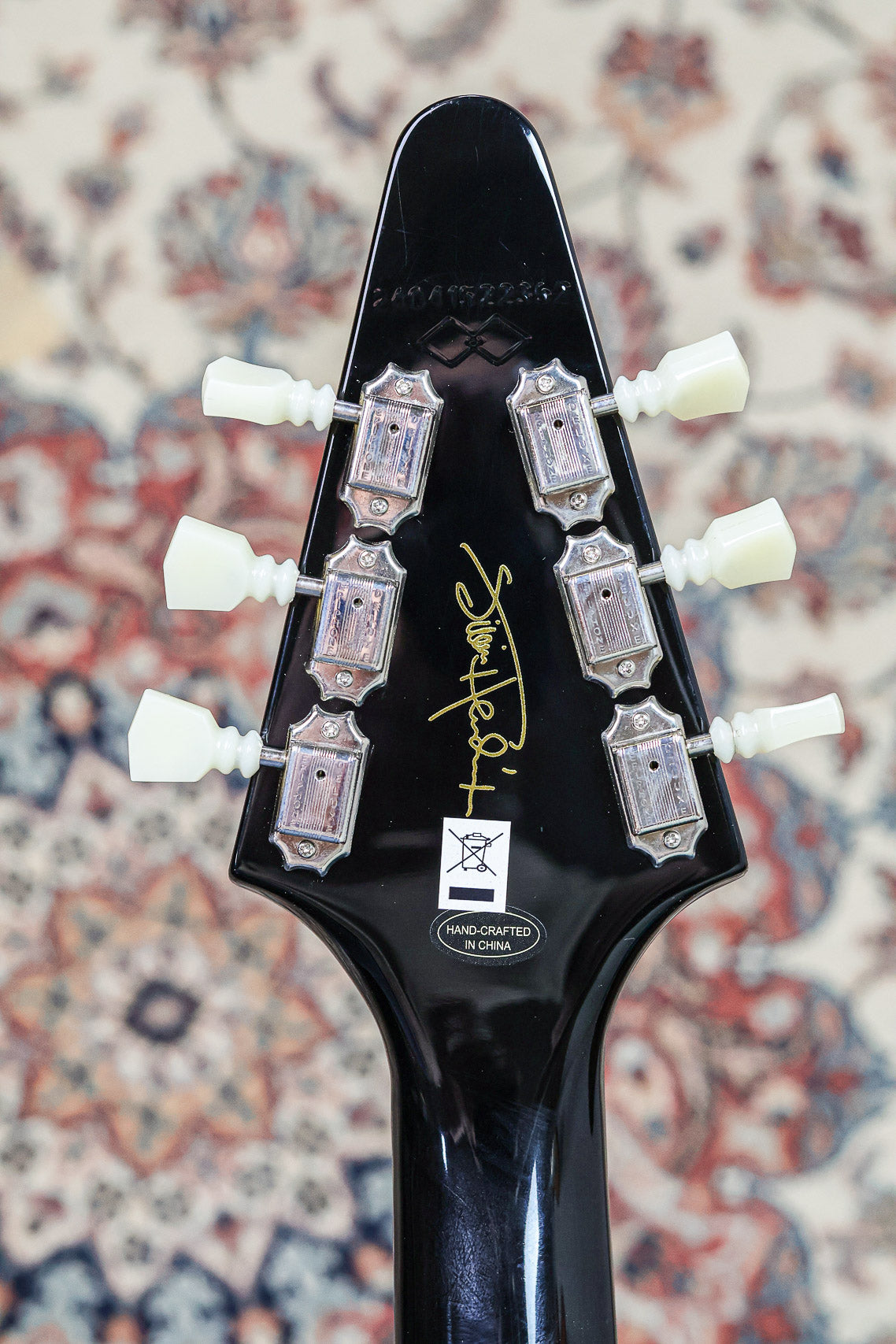 Epiphone Jimi Hendrix "Love Drops" Flying V | Ebony