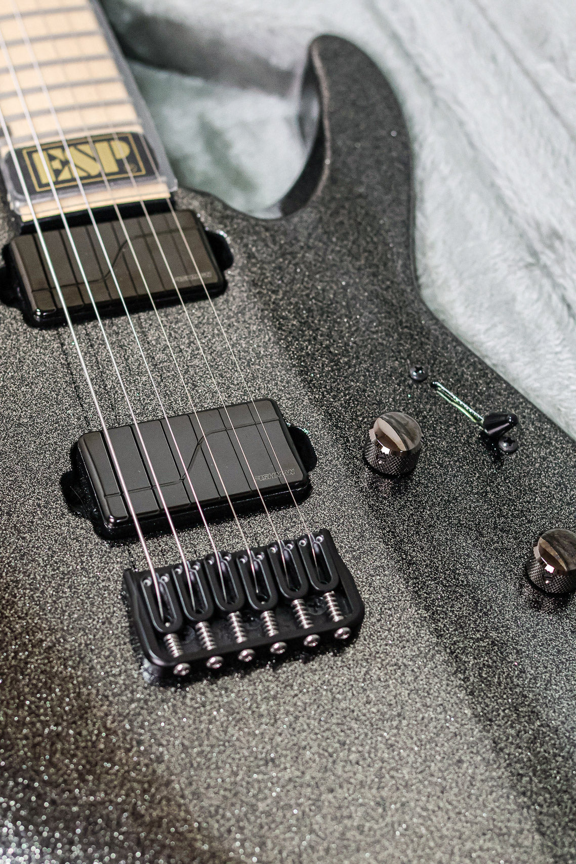 ESP Original M-2 CTM NT Titan | Metal Black Sparkle