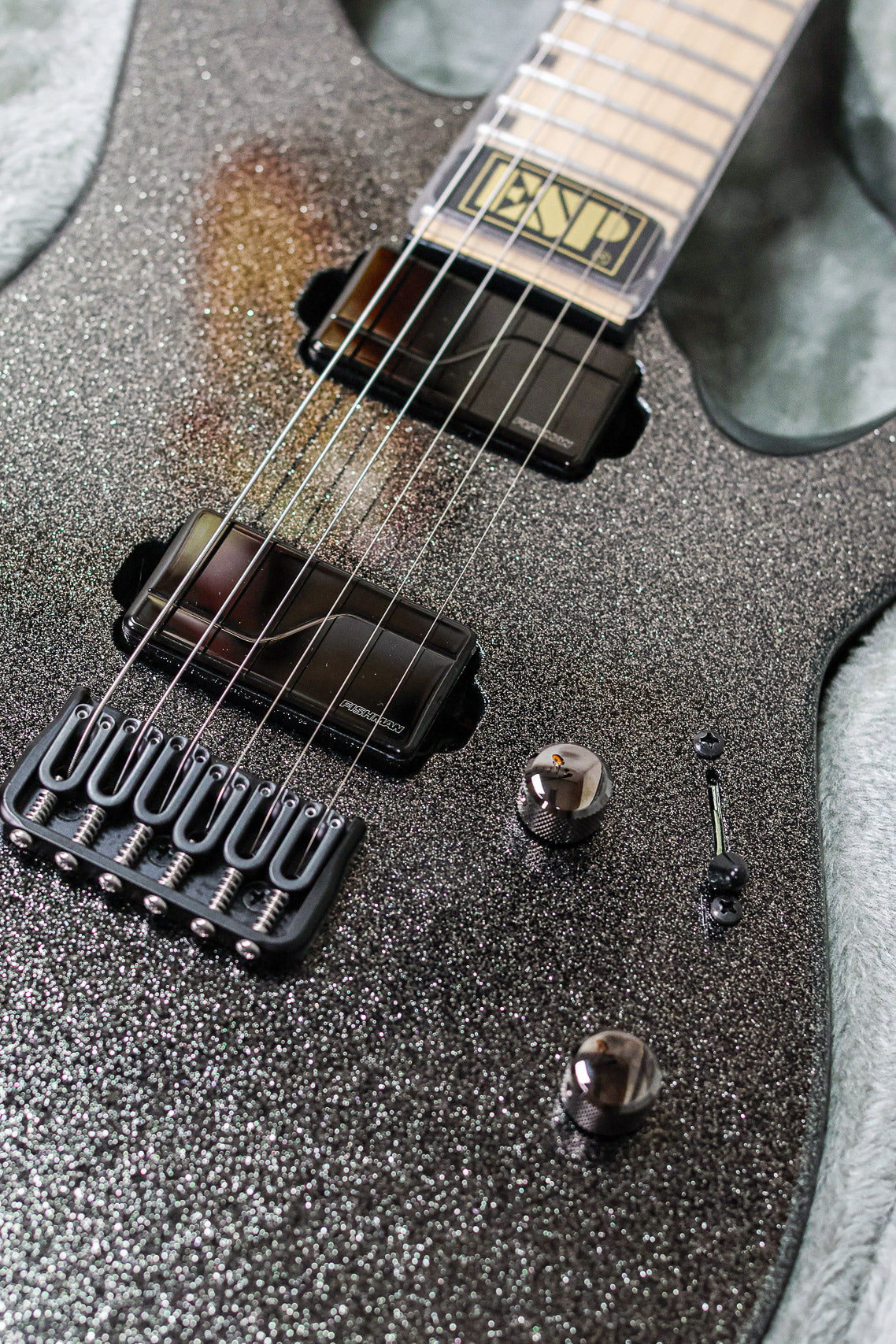 ESP Original M-2 CTM NT Titan | Metal Black Sparkle
