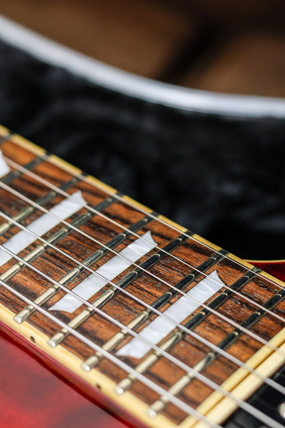 Edwards E-LP-125SD QM | Black Cherry