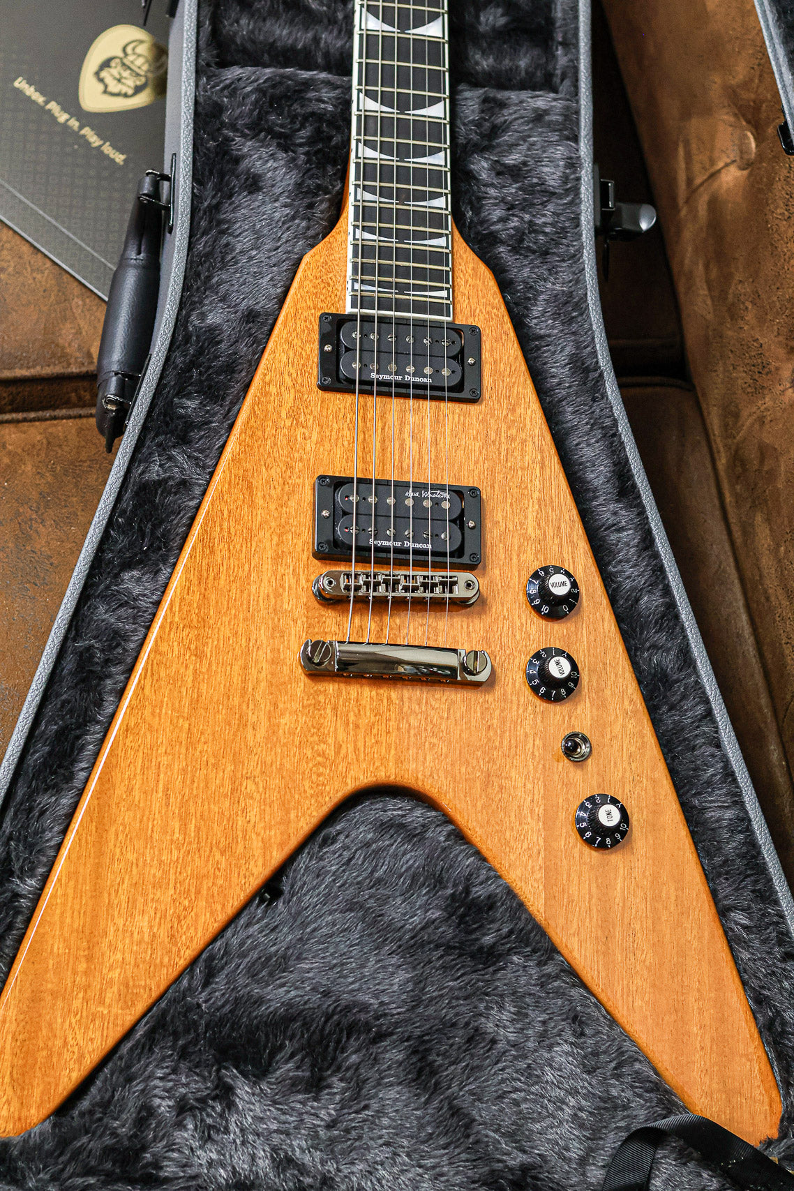 Gibson Dave Mustaine Flying V | Antique Natural