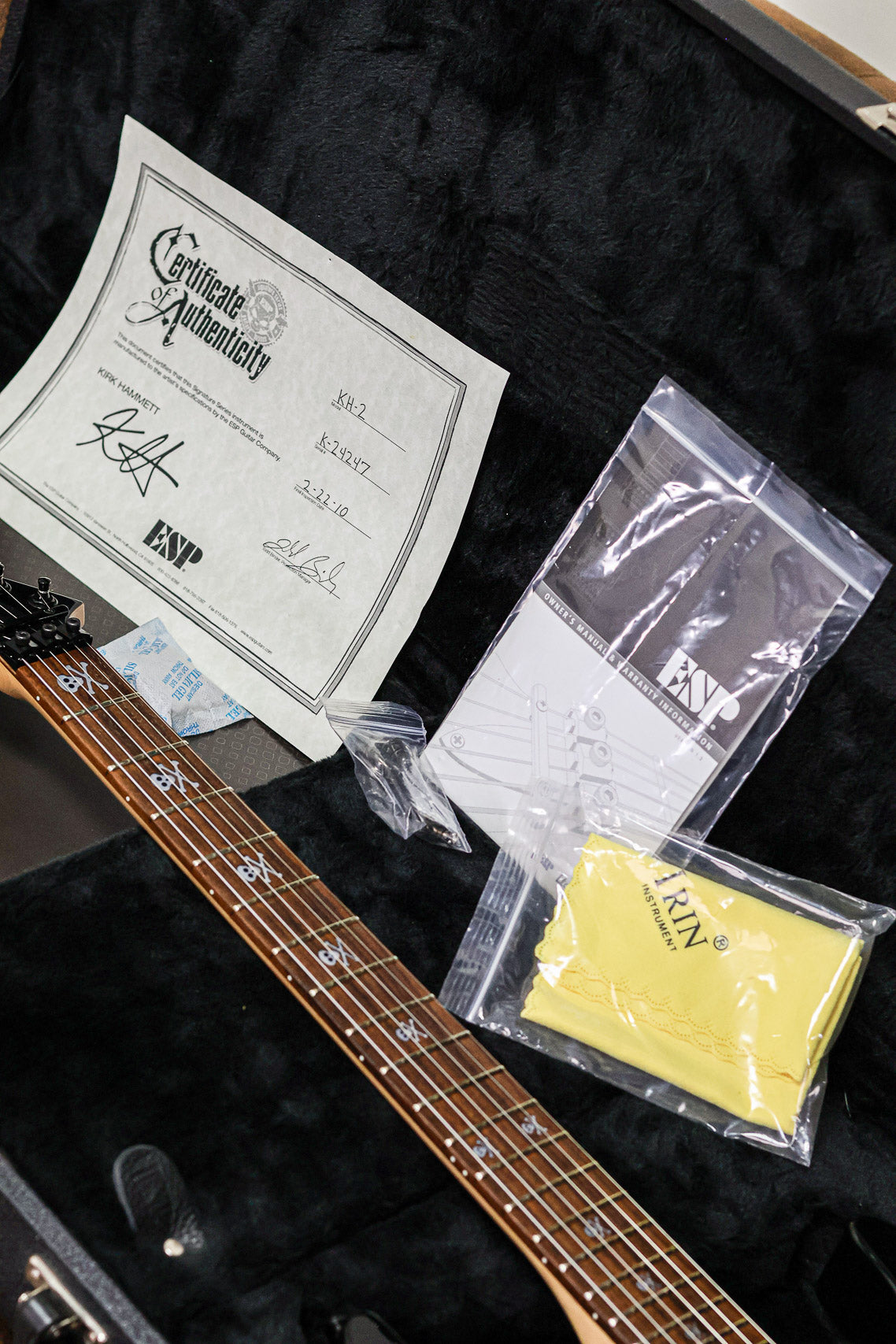 ESP KH-2 Kirk Hammett Signature | Black