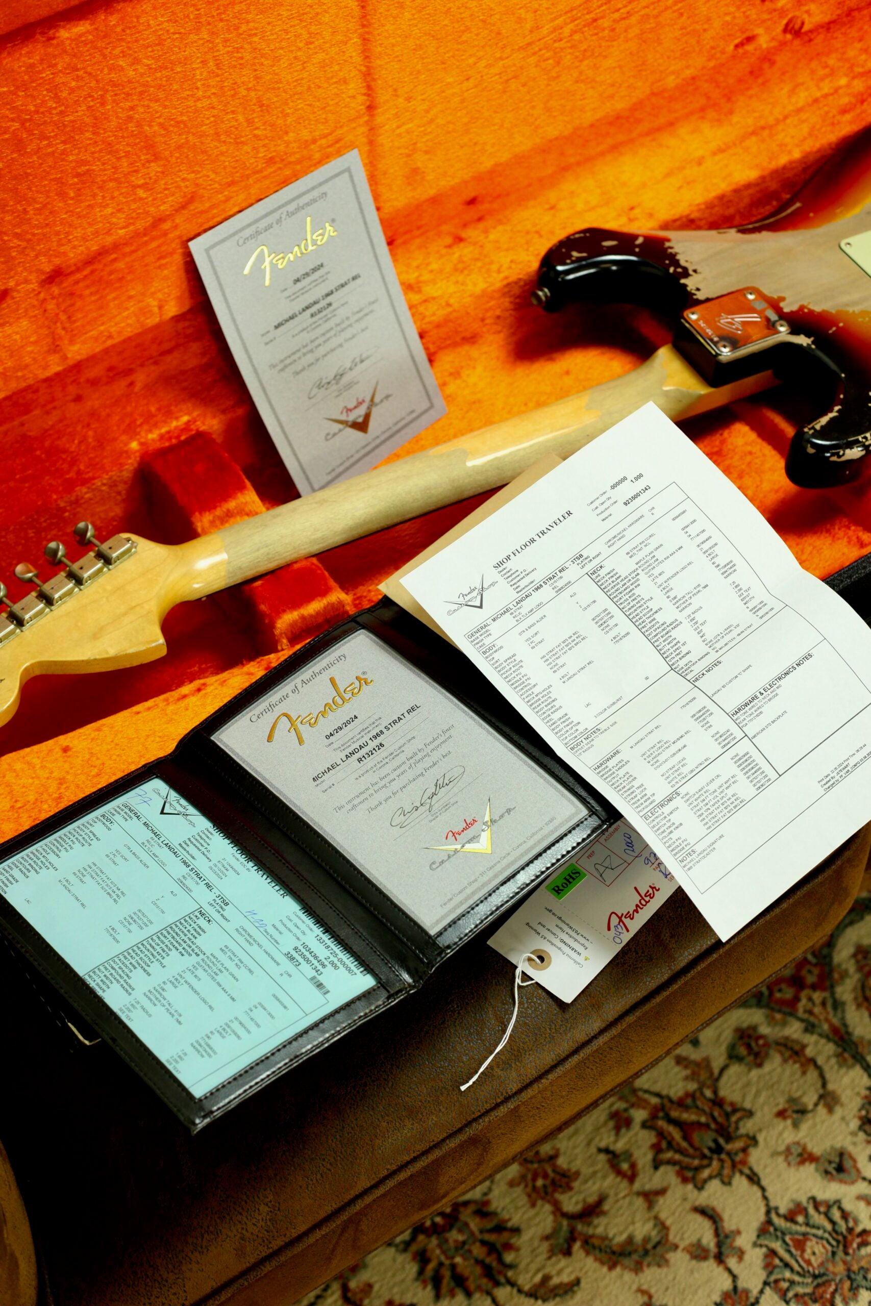 Fender CS Michael Landau '68 Stratocaster | Relic Sunburst