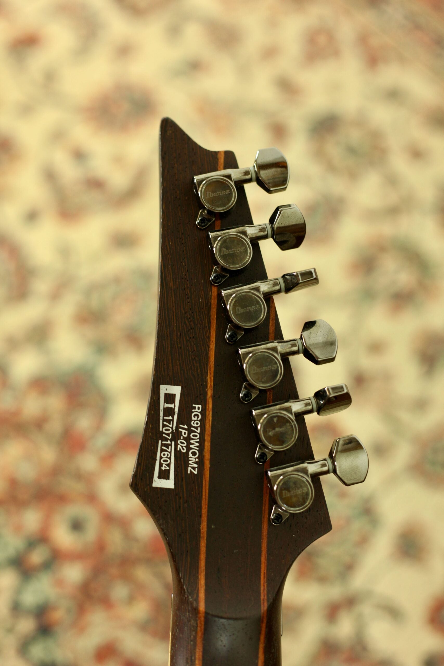 Ibanez RG970WQMZ Premium | Black Ice Burst