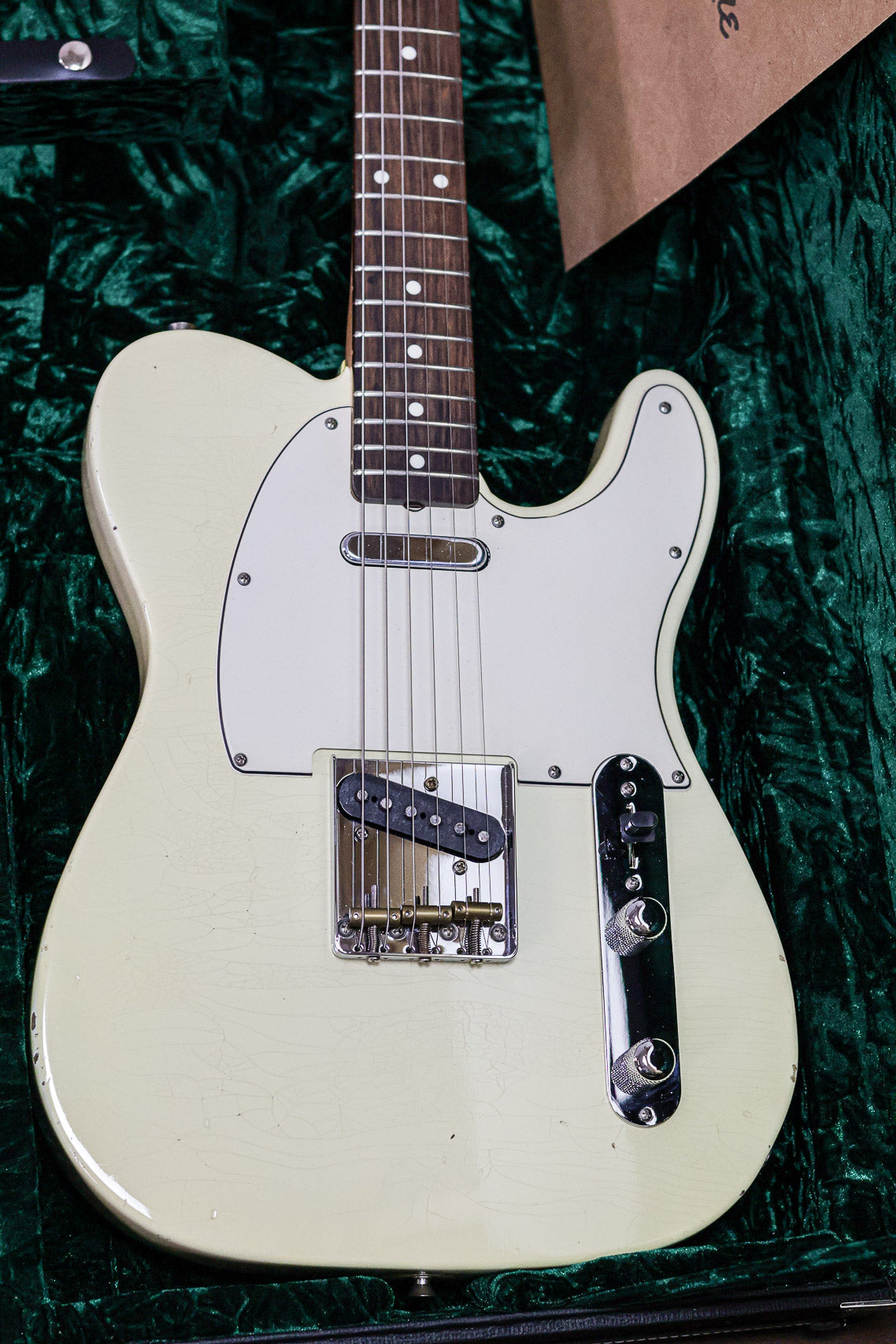 Del-Tone 60's T-style | Aged Vintage White