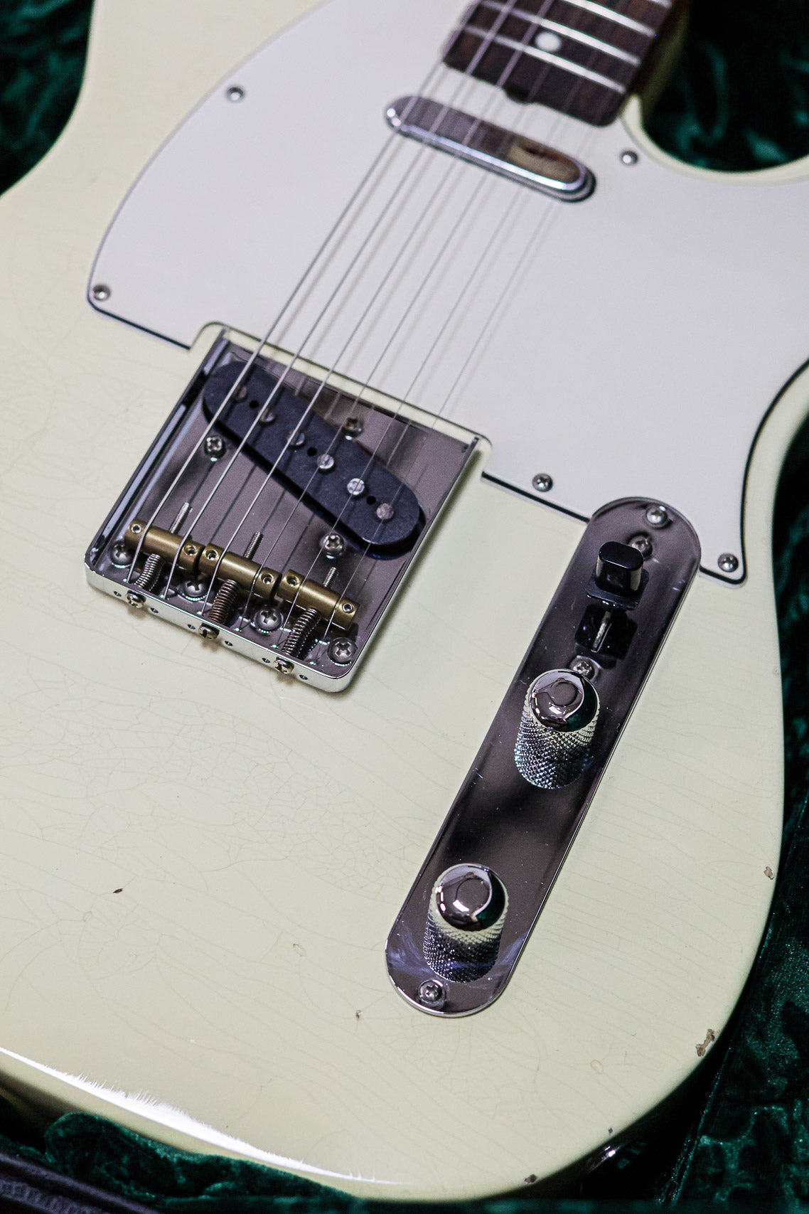 Del-Tone 60's T-style | Aged Vintage White