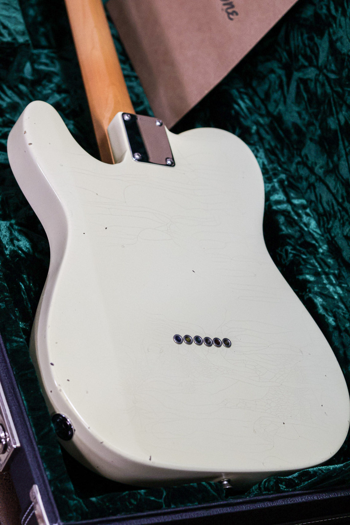 Del-Tone 60's T-style | Aged Vintage White