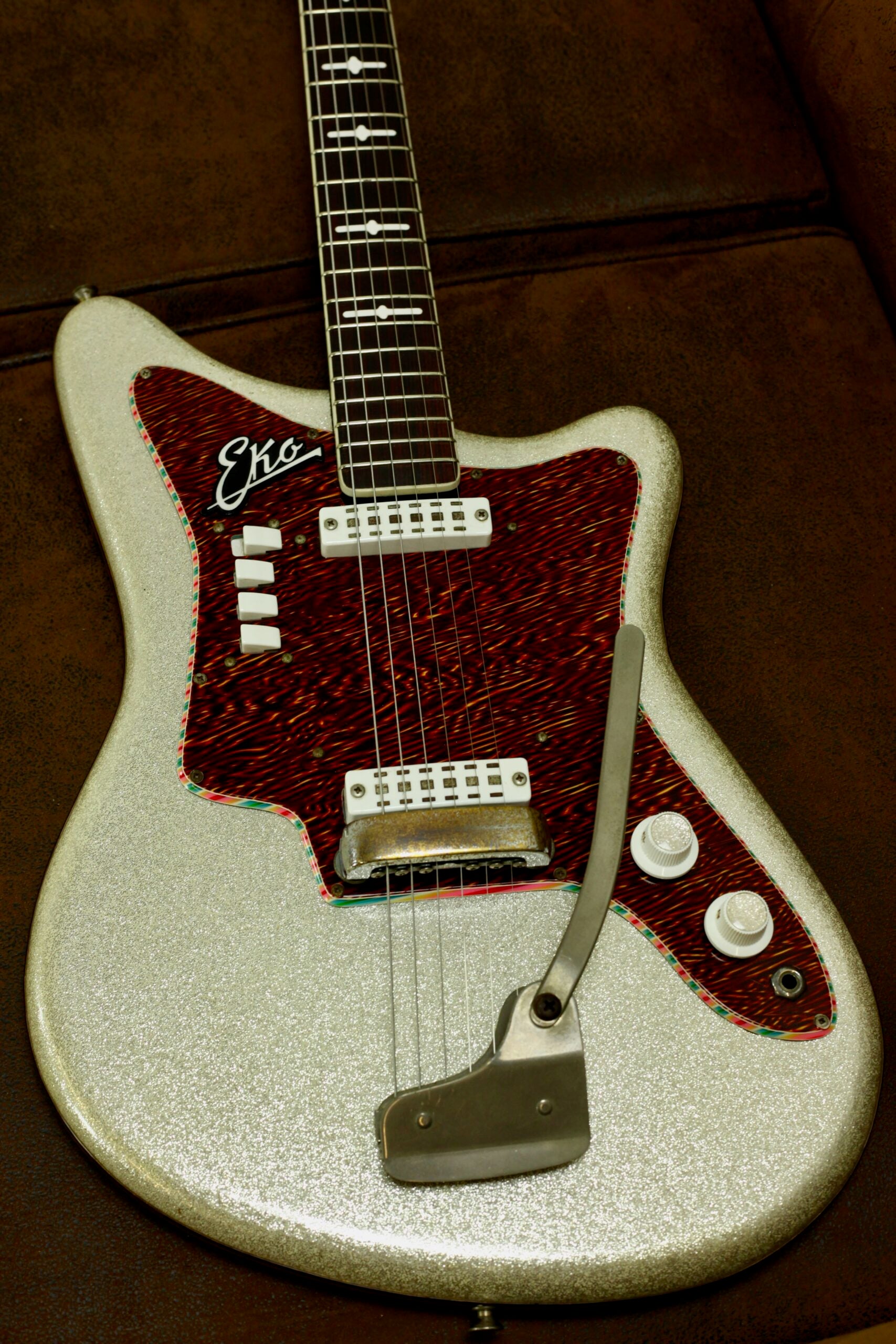 Eko 500 V2 Jazzmaster 1963 | Silver Sparkle