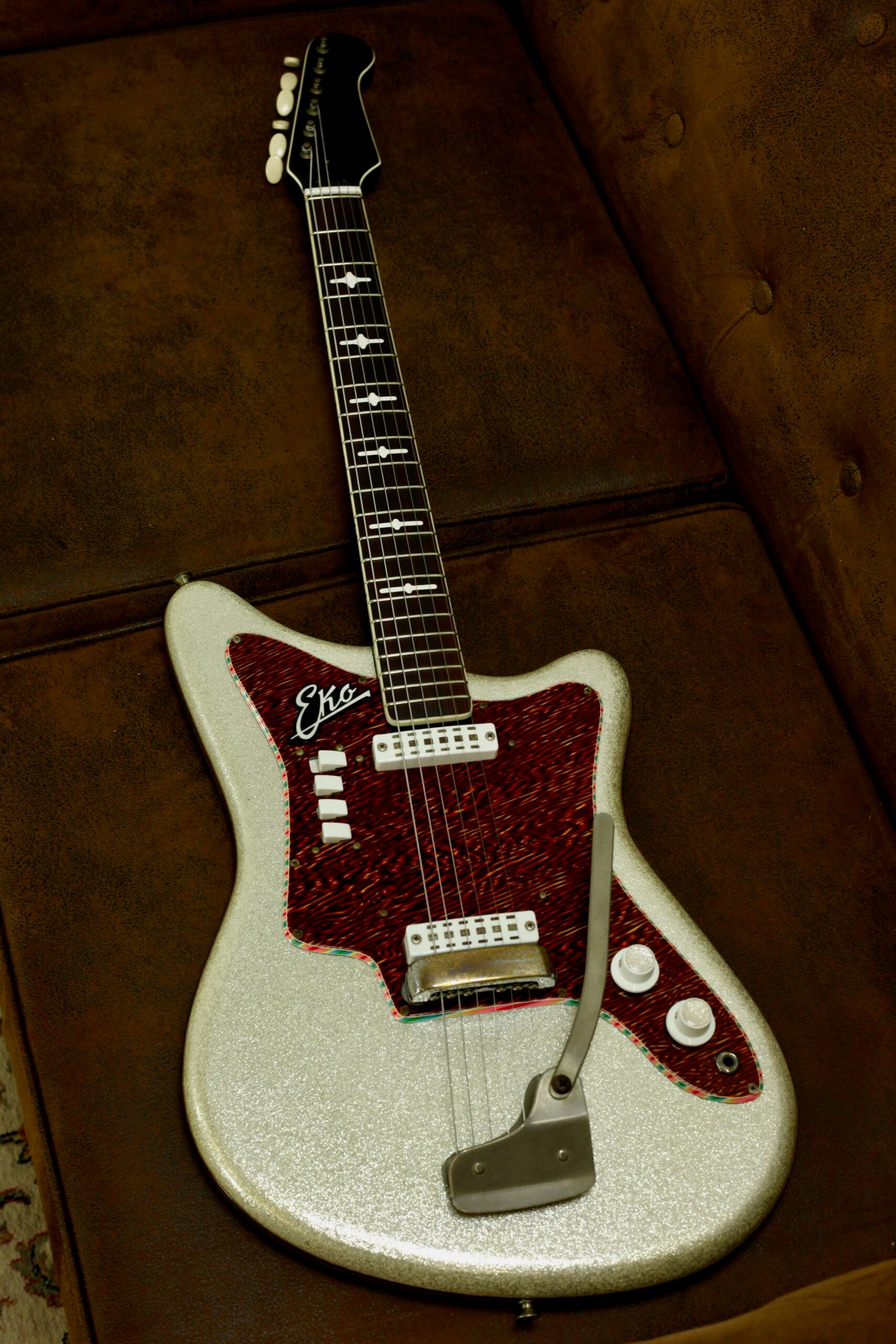 Eko 500 V2 Jazzmaster 1963 | Silver Sparkle