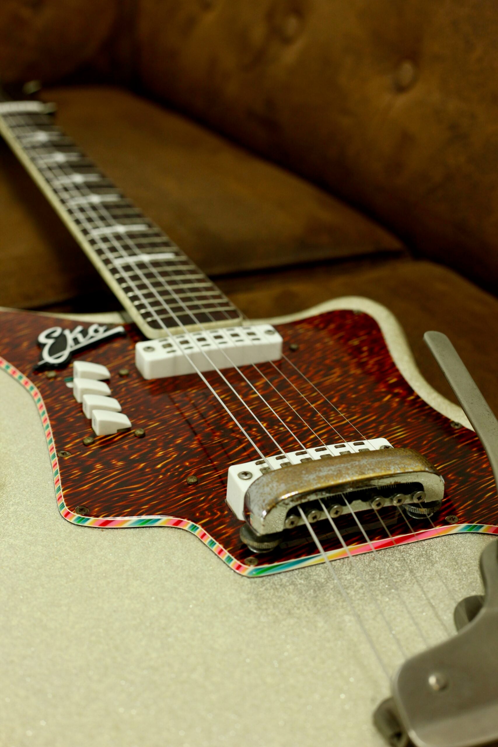 Eko 500 V2 Jazzmaster 1963 | Silver Sparkle