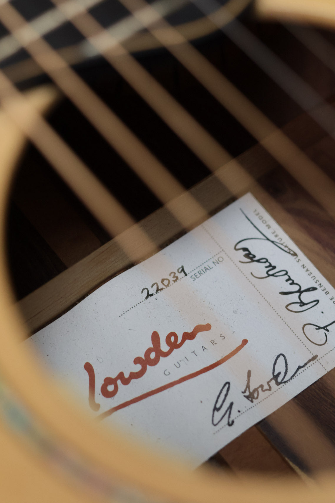Lowden S-35W 2019 | Figured Walnut Natural