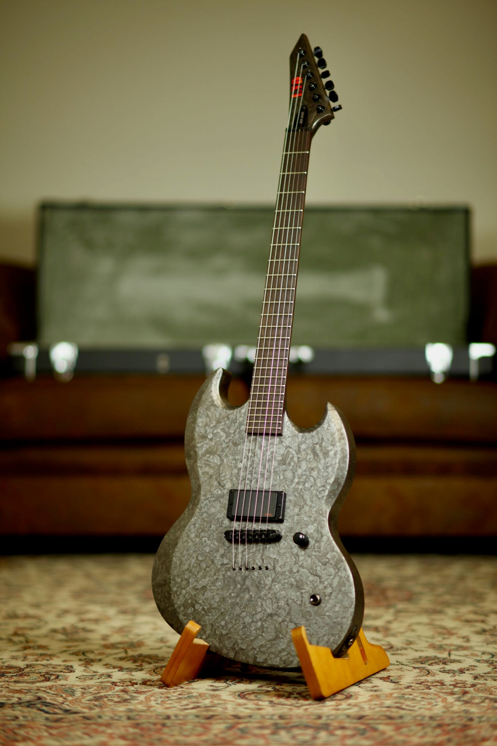 ESP LTD RM 600 Reba Meyers Signature | Black Marble