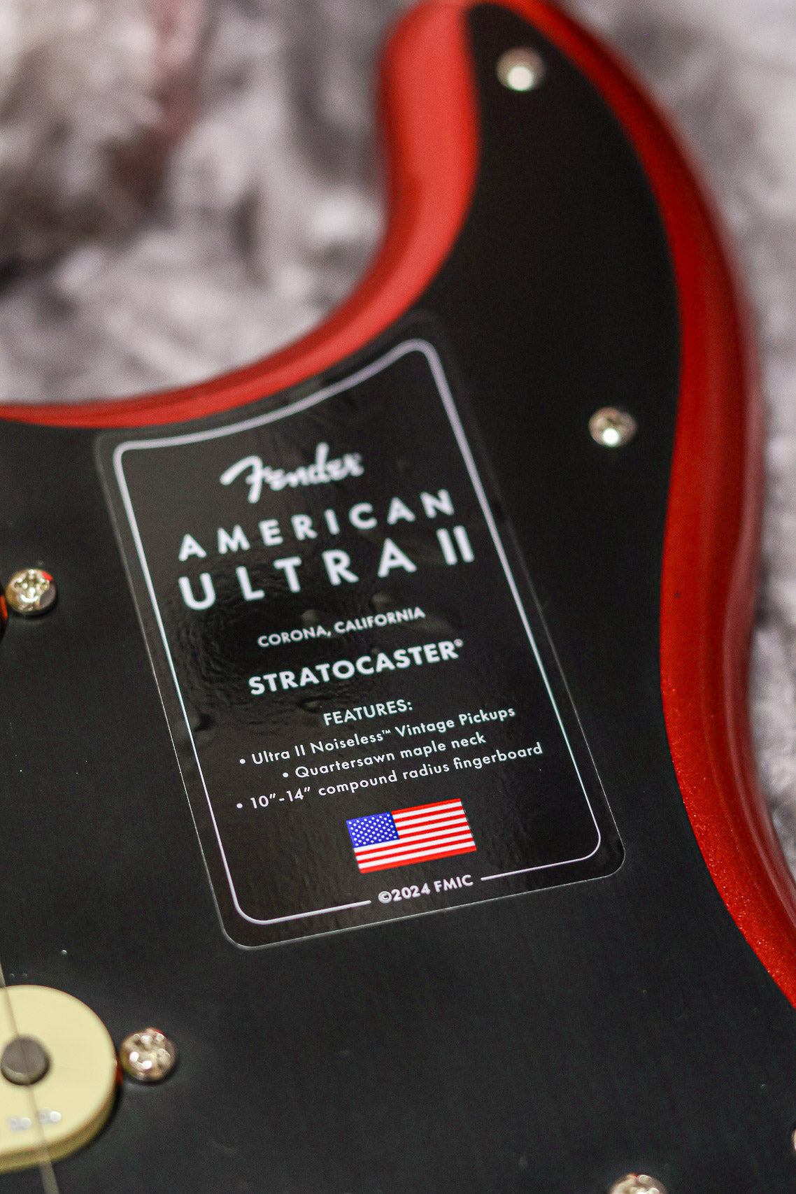 Fender American Ultra II Stratocaster | Sinister Red