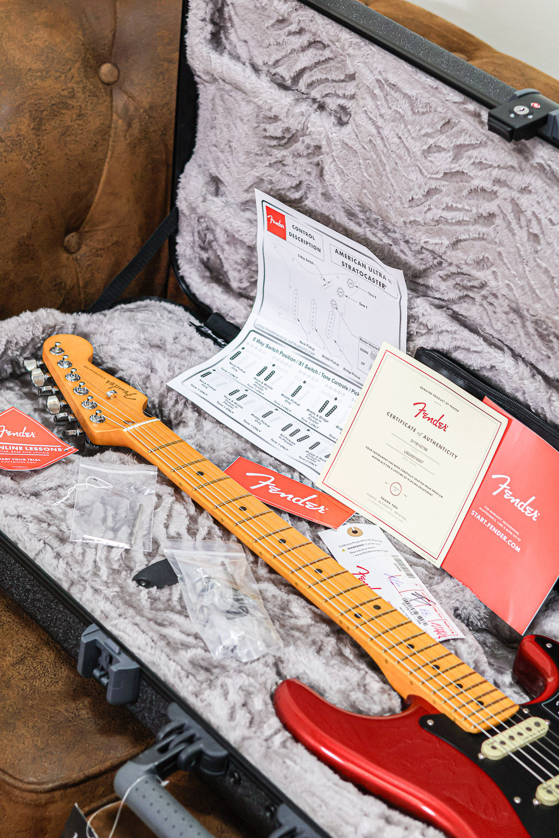 Fender American Ultra II Stratocaster | Sinister Red