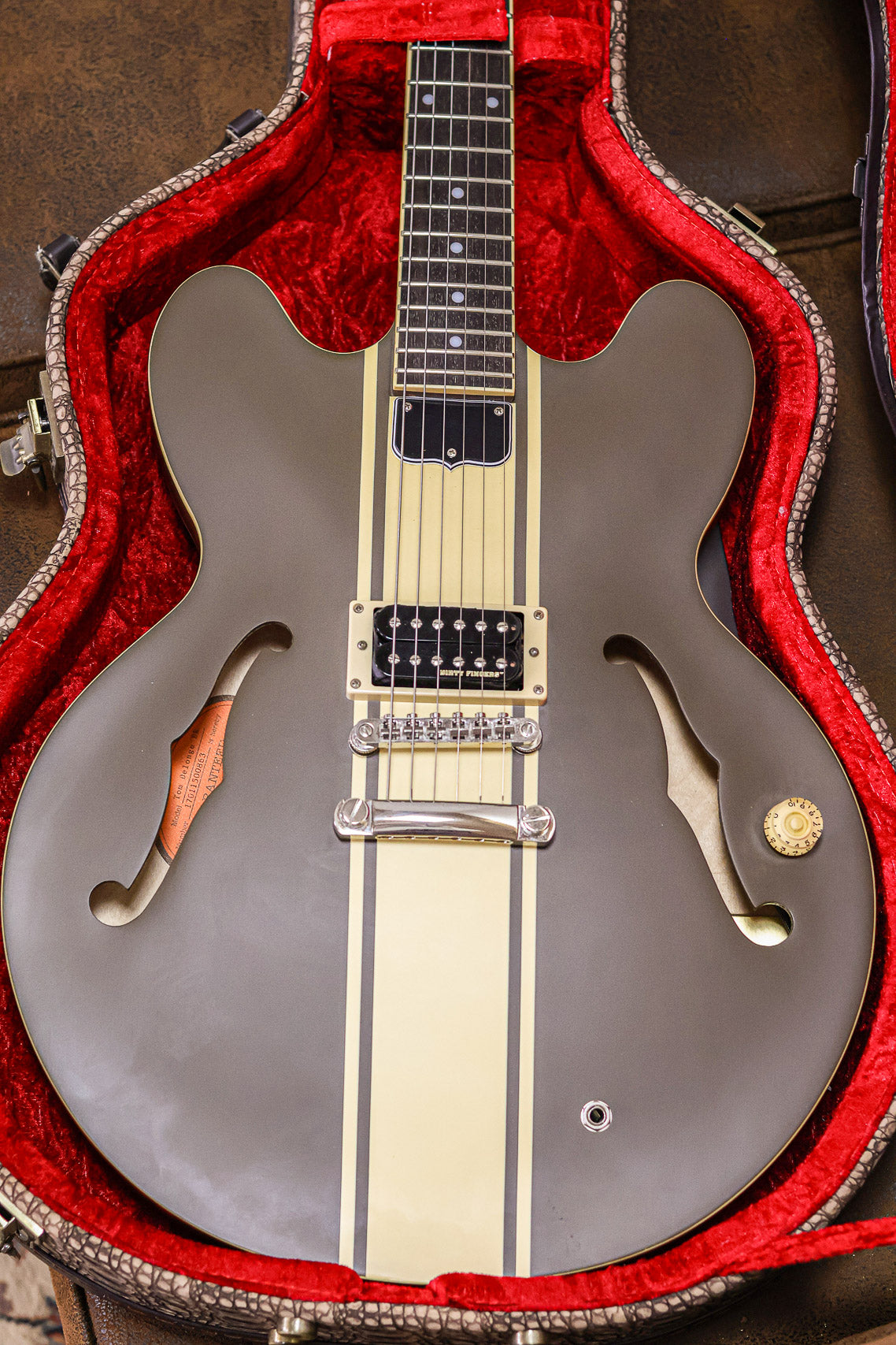 Epiphone Tom DeLonge Signature ES-333 | Brown Cream Stripe