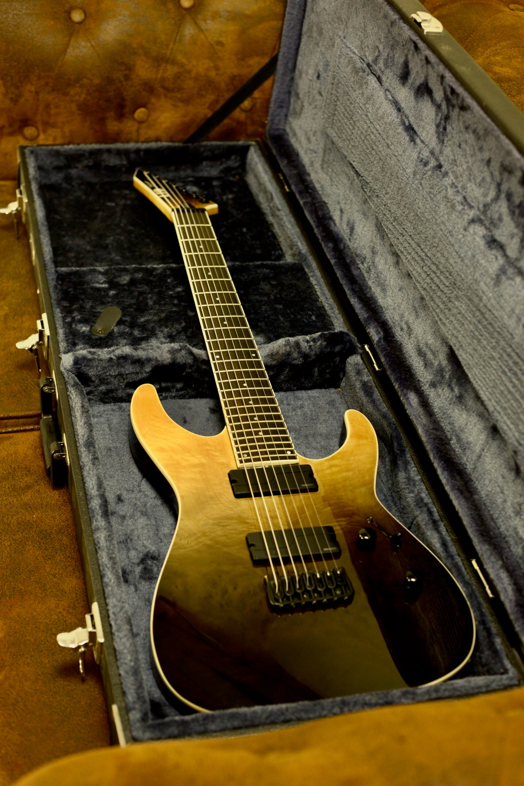 ESP LTD M-1007HT 7 String | Black Natural Fade