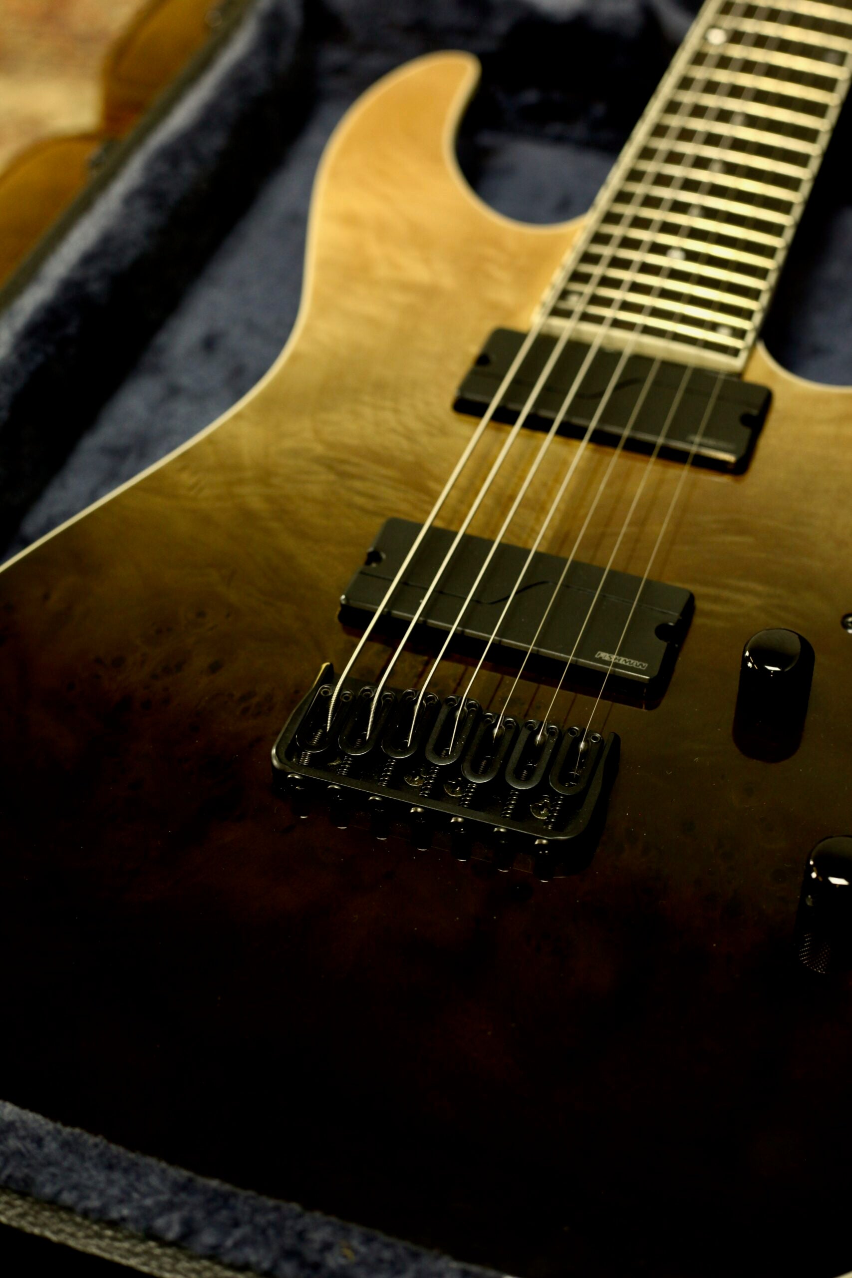 ESP LTD M-1007HT 7 String | Black Natural Fade
