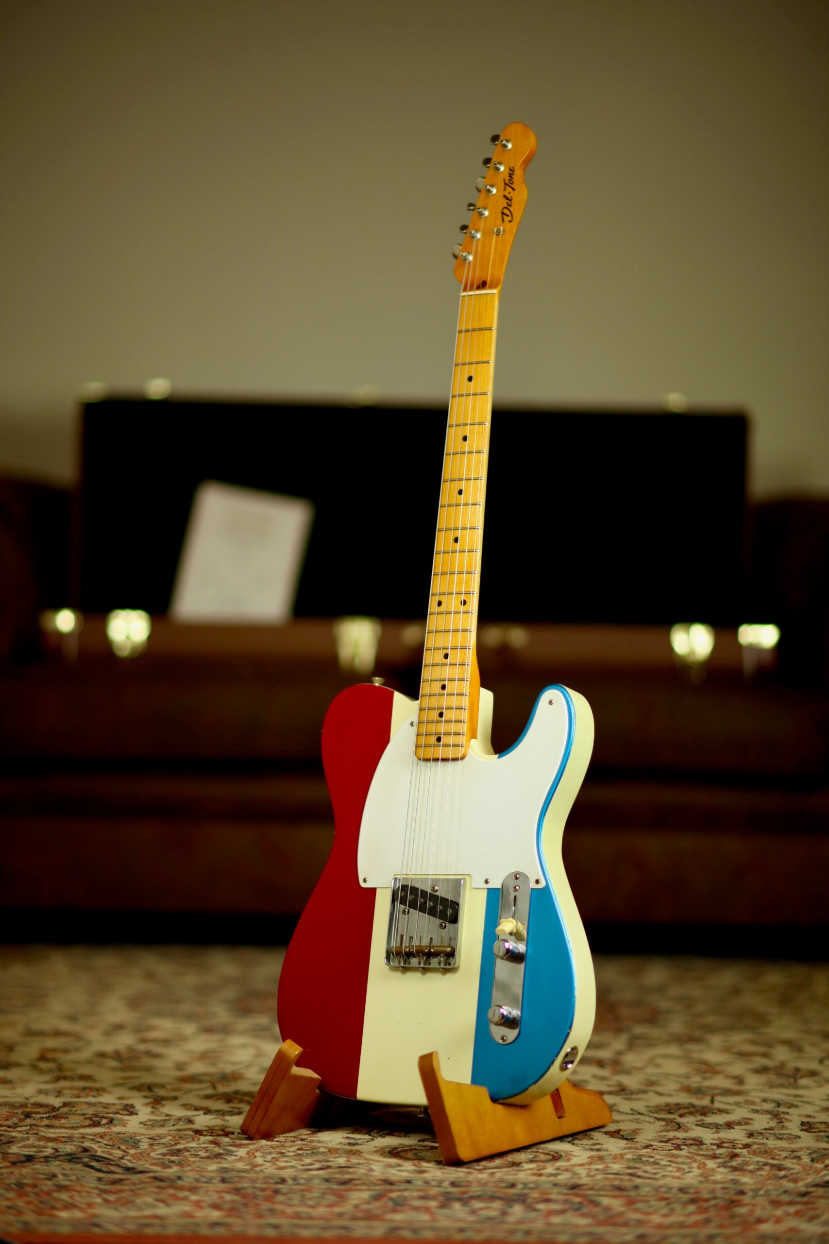 Del-Tone Buck Owens E-Custom Telecaster | Red White Blue
